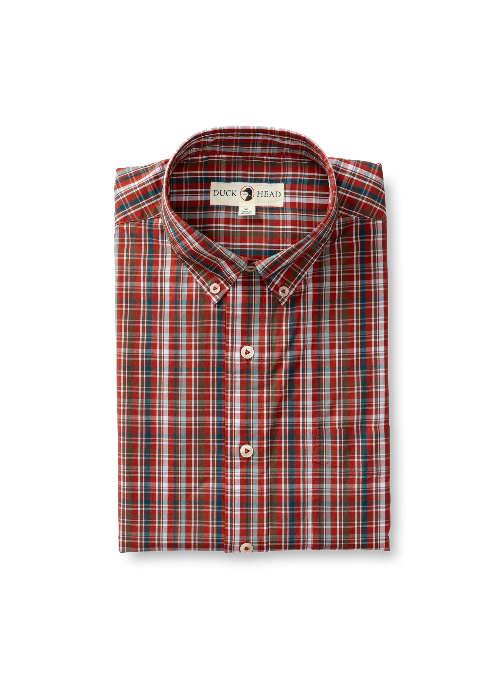 Duck Head Duck Head D11328 Watkins Plaid Cotton Poplin Sport Shirt