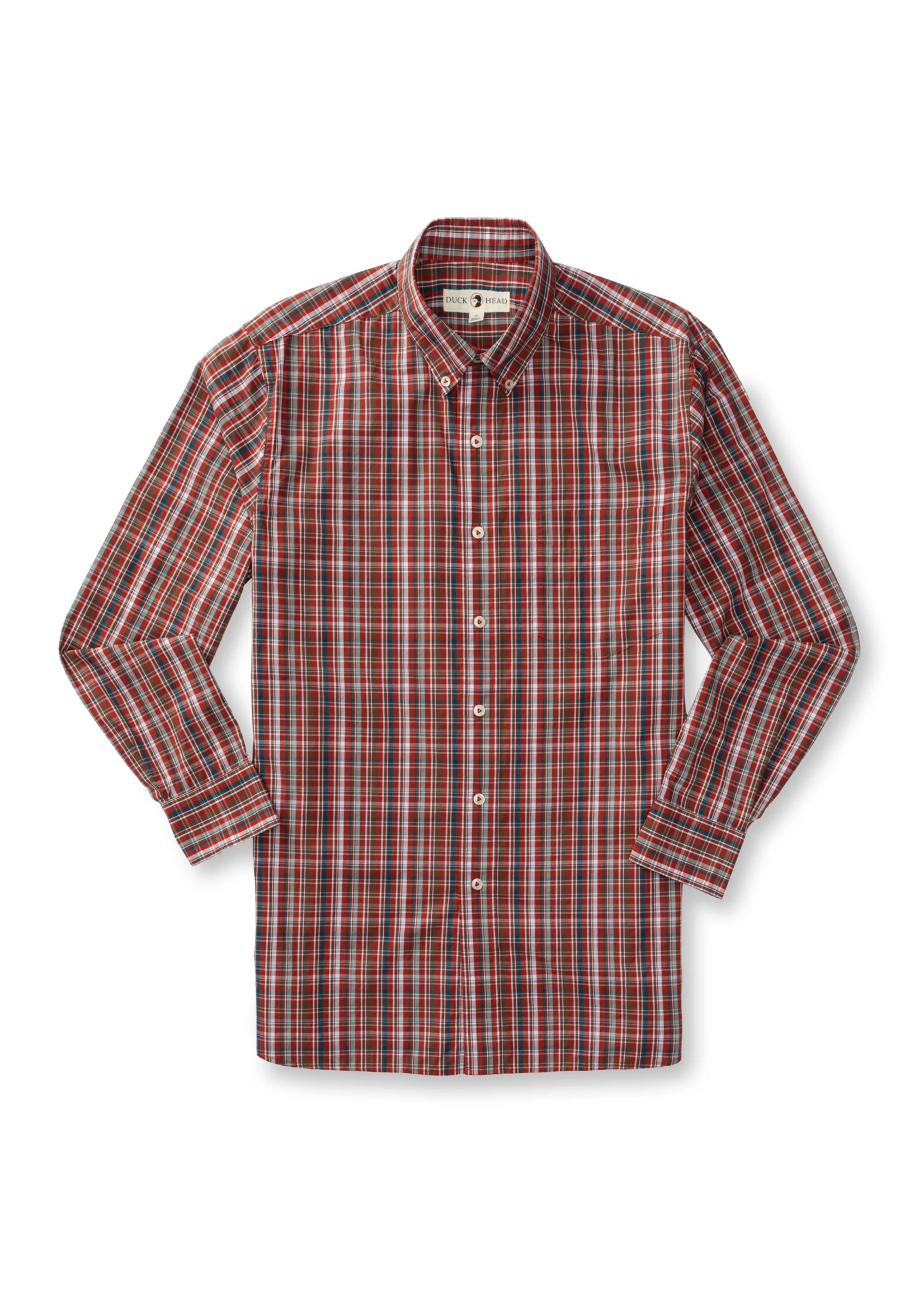 Duck Head Duck Head D11328 Watkins Plaid Cotton Poplin Sport Shirt