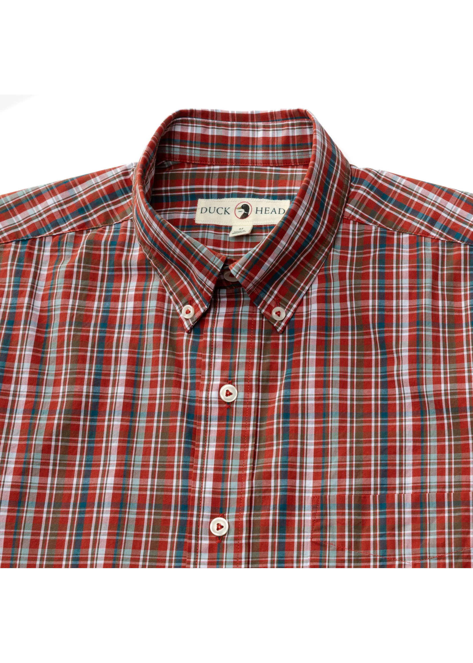 Duck Head Duck Head D11328 Watkins Plaid Cotton Poplin Sport Shirt