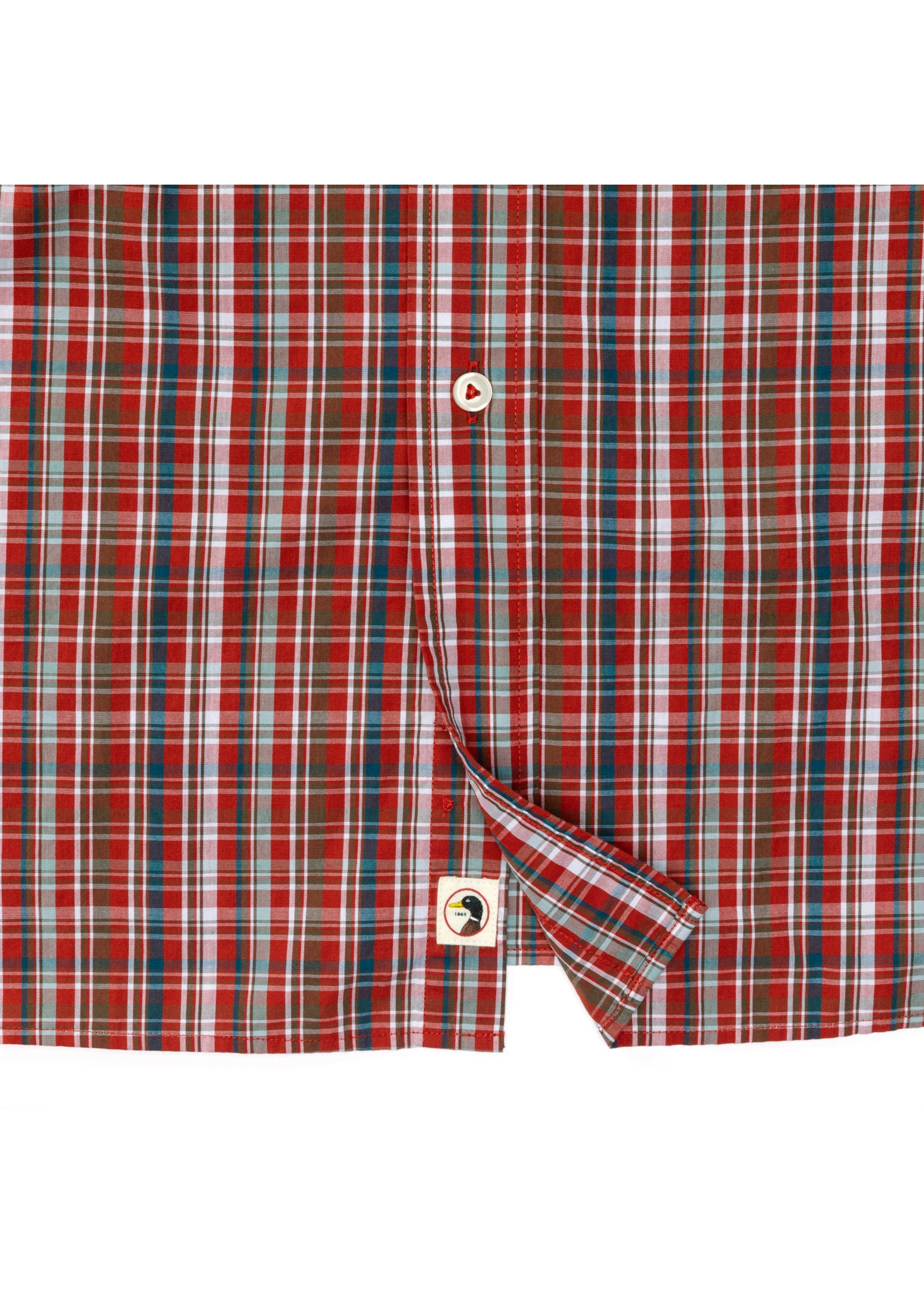 Duck Head Duck Head D11328 Watkins Plaid Cotton Poplin Sport Shirt
