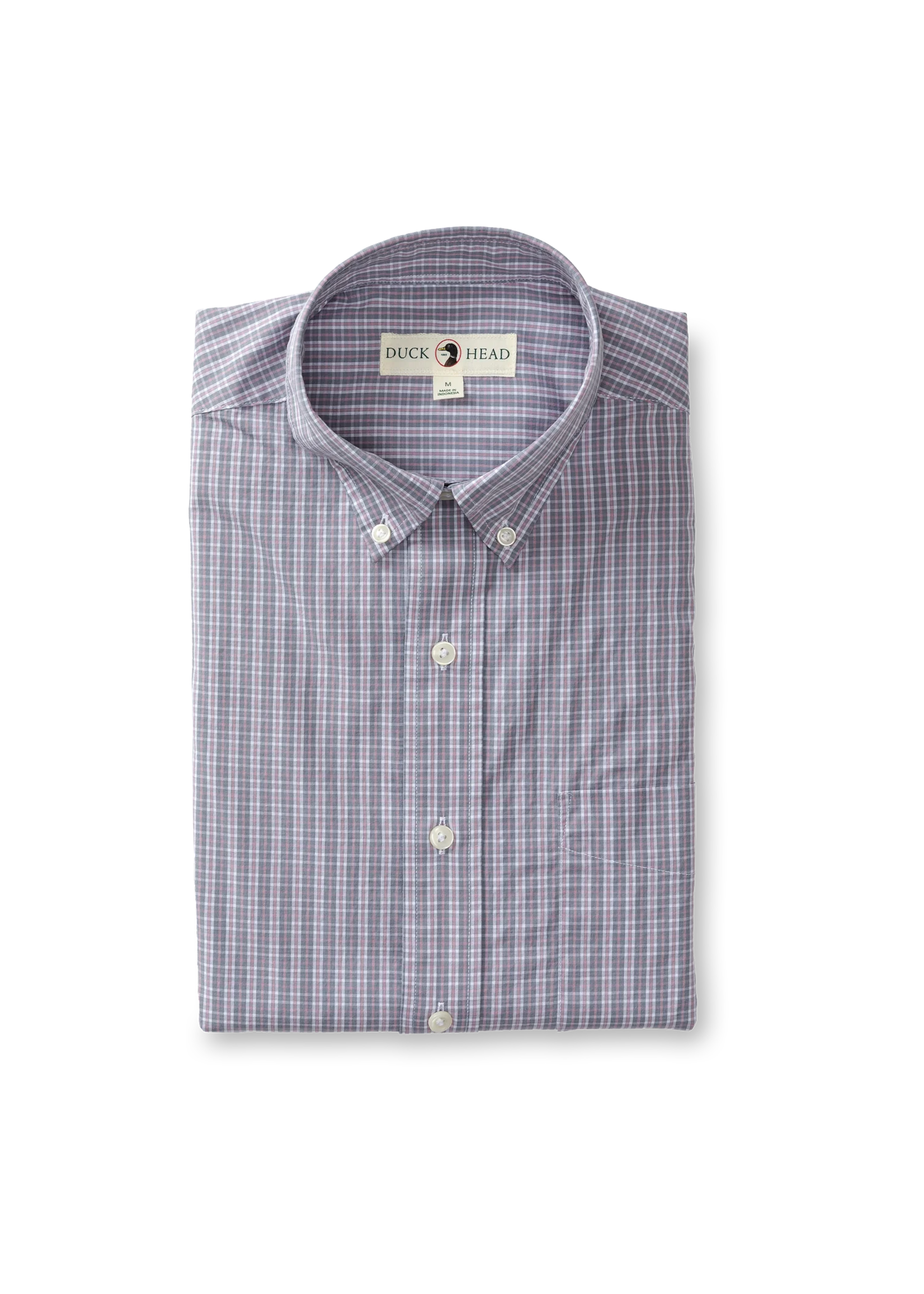 Duck Head Duck Head D11316 Stirling Plaid Cotton Poplin Sport Shirt