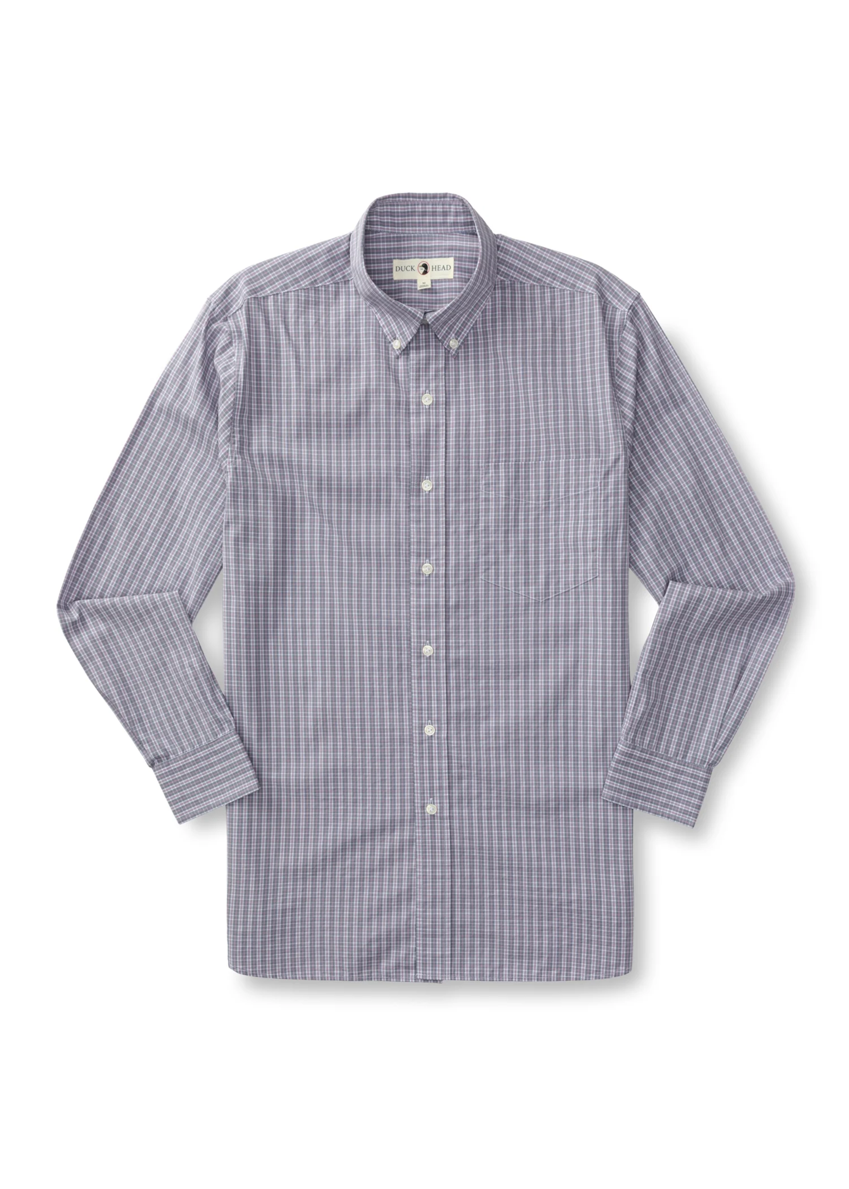 Duck Head Duck Head D11316 Stirling Plaid Cotton Poplin Sport Shirt