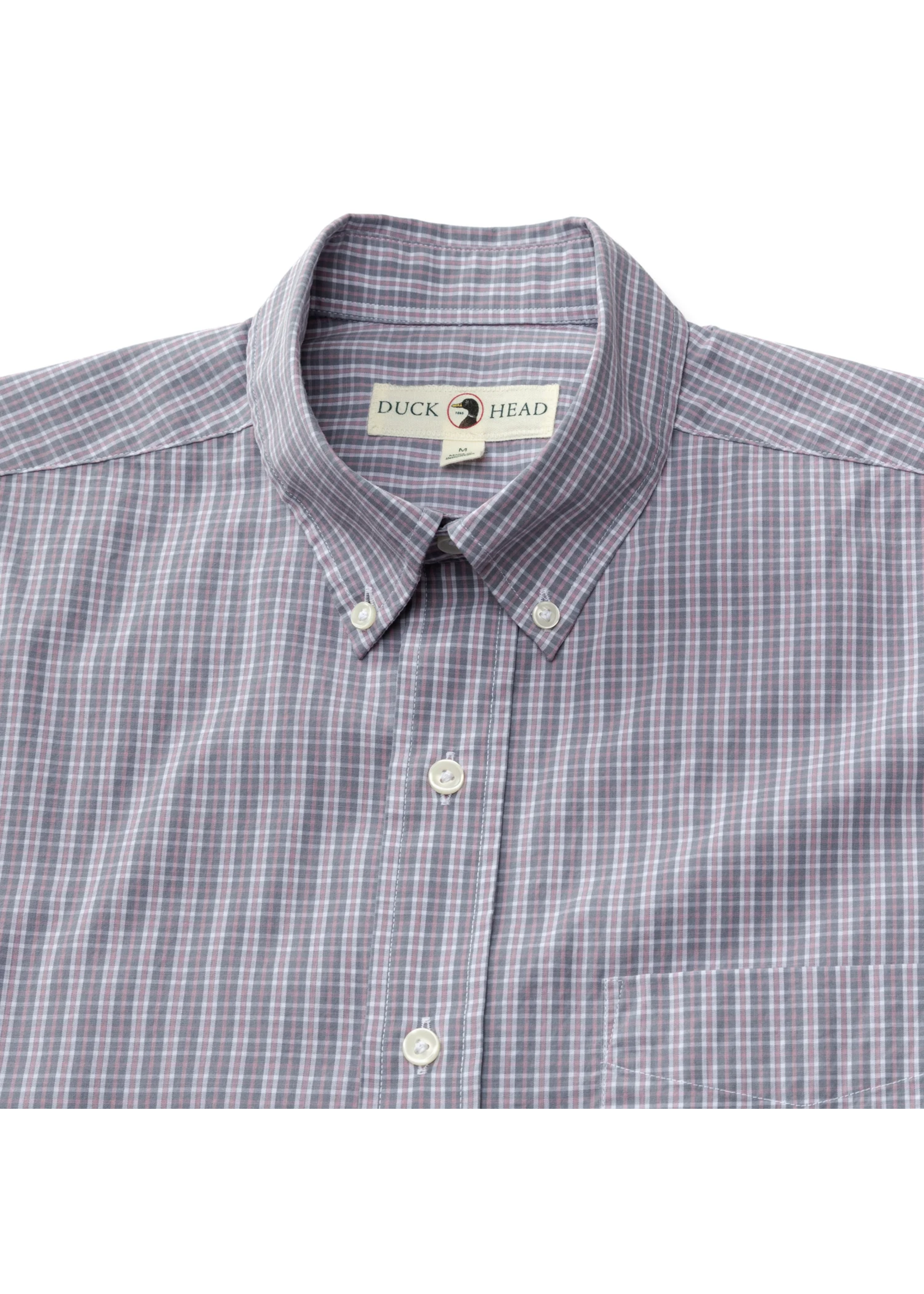 Duck Head Duck Head D11316 Stirling Plaid Cotton Poplin Sport Shirt
