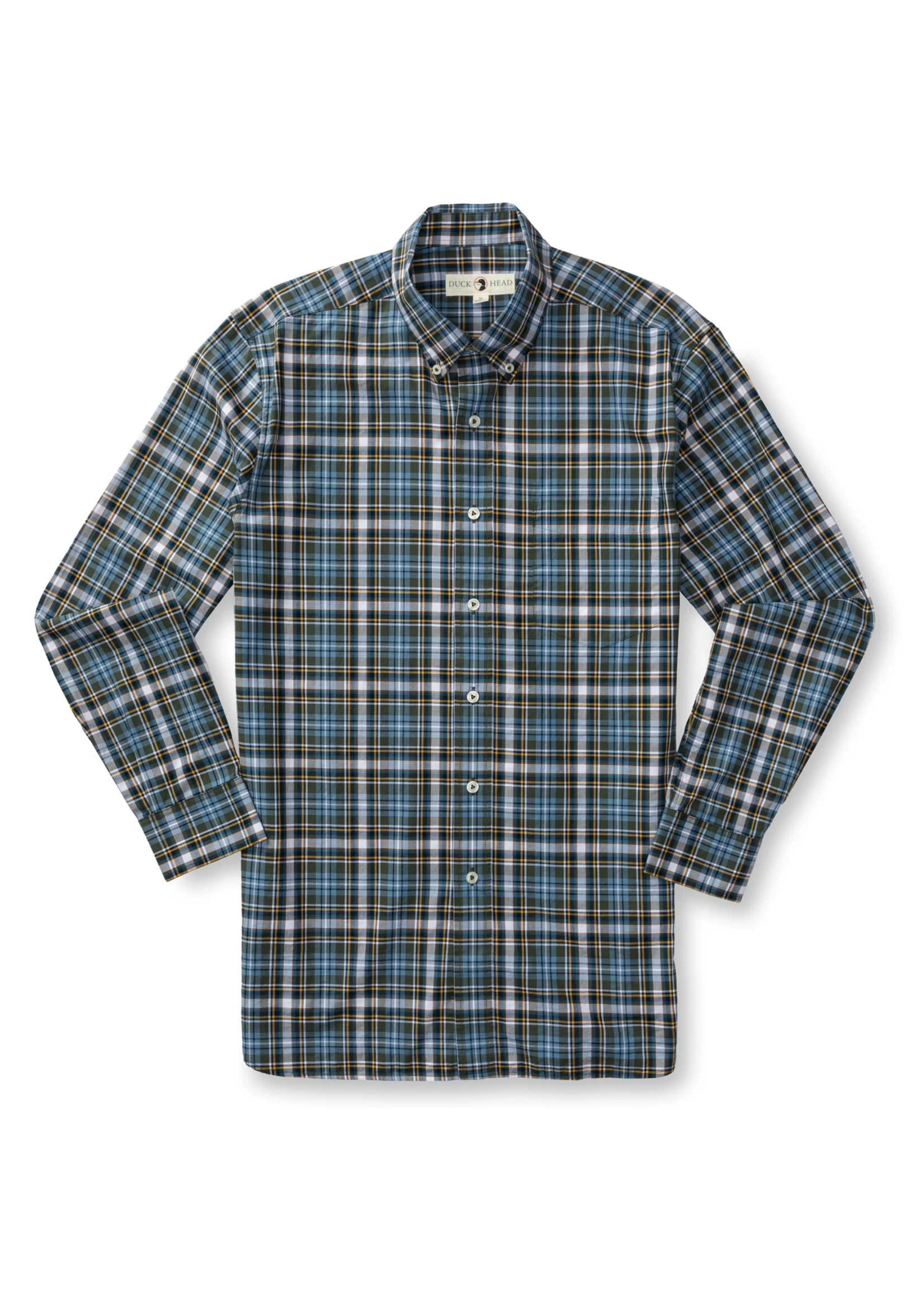 Duck Head Duck Head D11322 Hamlett Plaid Cotton Twill Sport Shirt