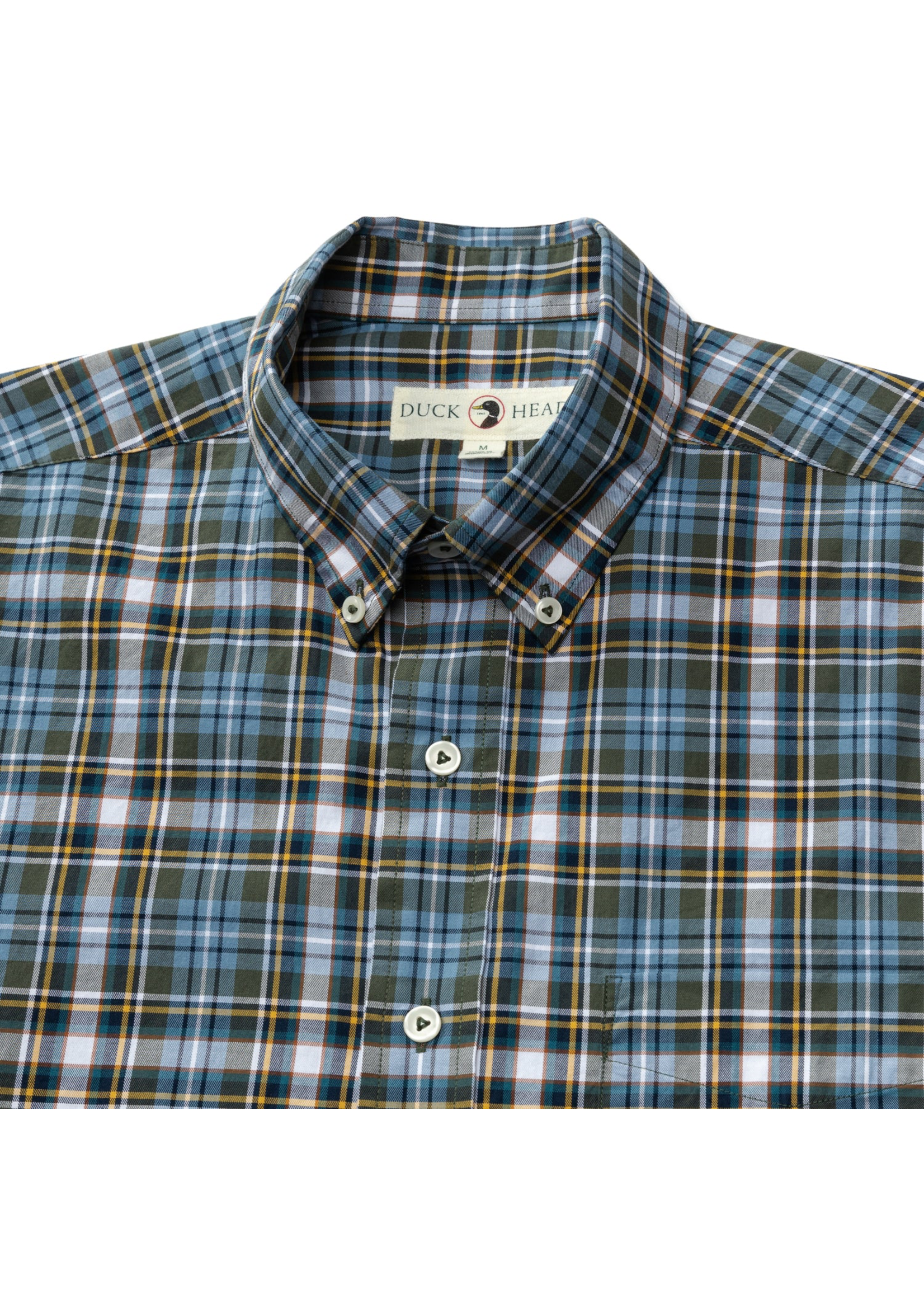 Duck Head Duck Head D11322 Hamlett Plaid Cotton Twill Sport Shirt