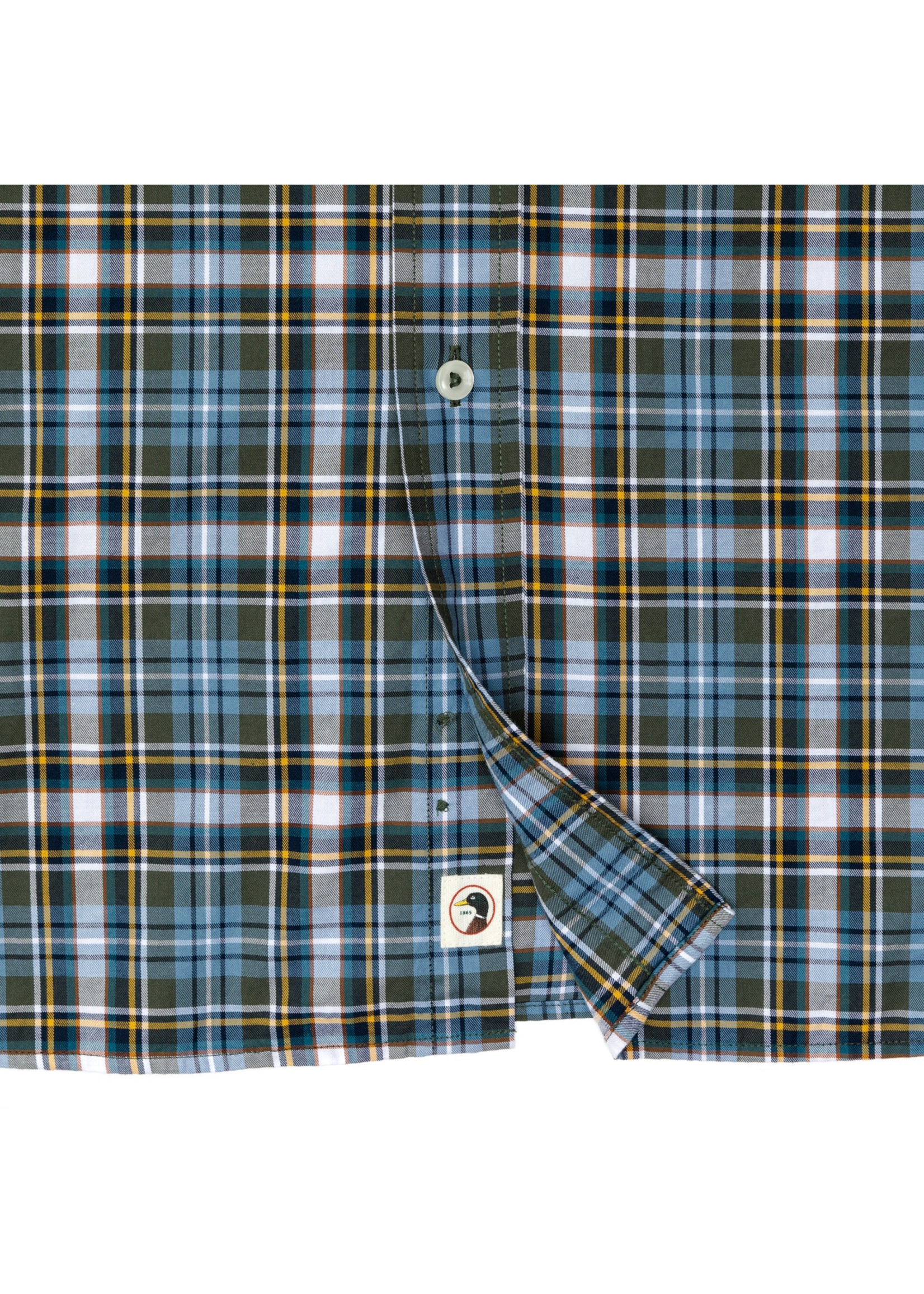Duck Head Duck Head D11322 Hamlett Plaid Cotton Twill Sport Shirt