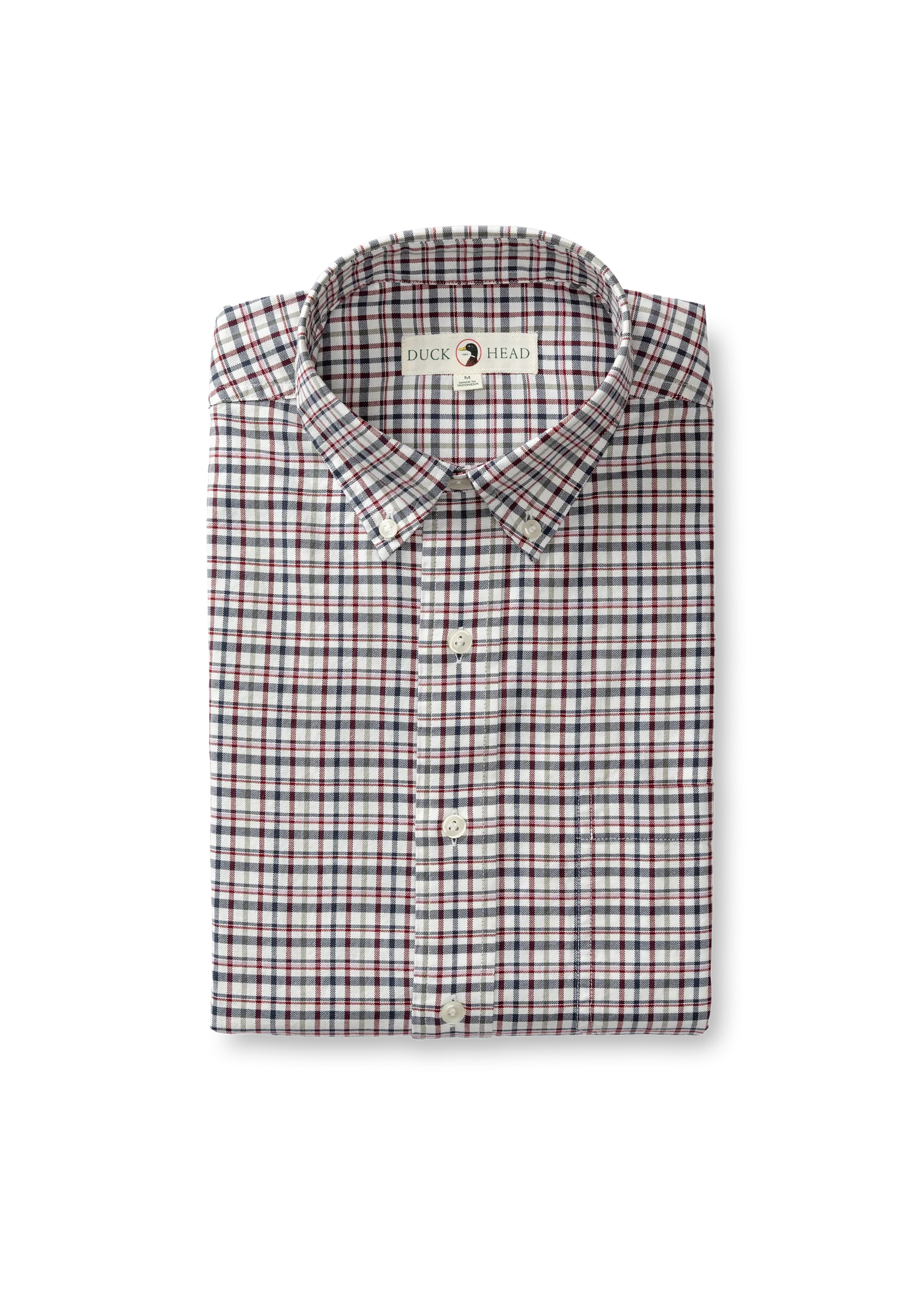 Duck Head Duck Head D11353 Dafton Plaid Cotton Oxford Sport Shirt
