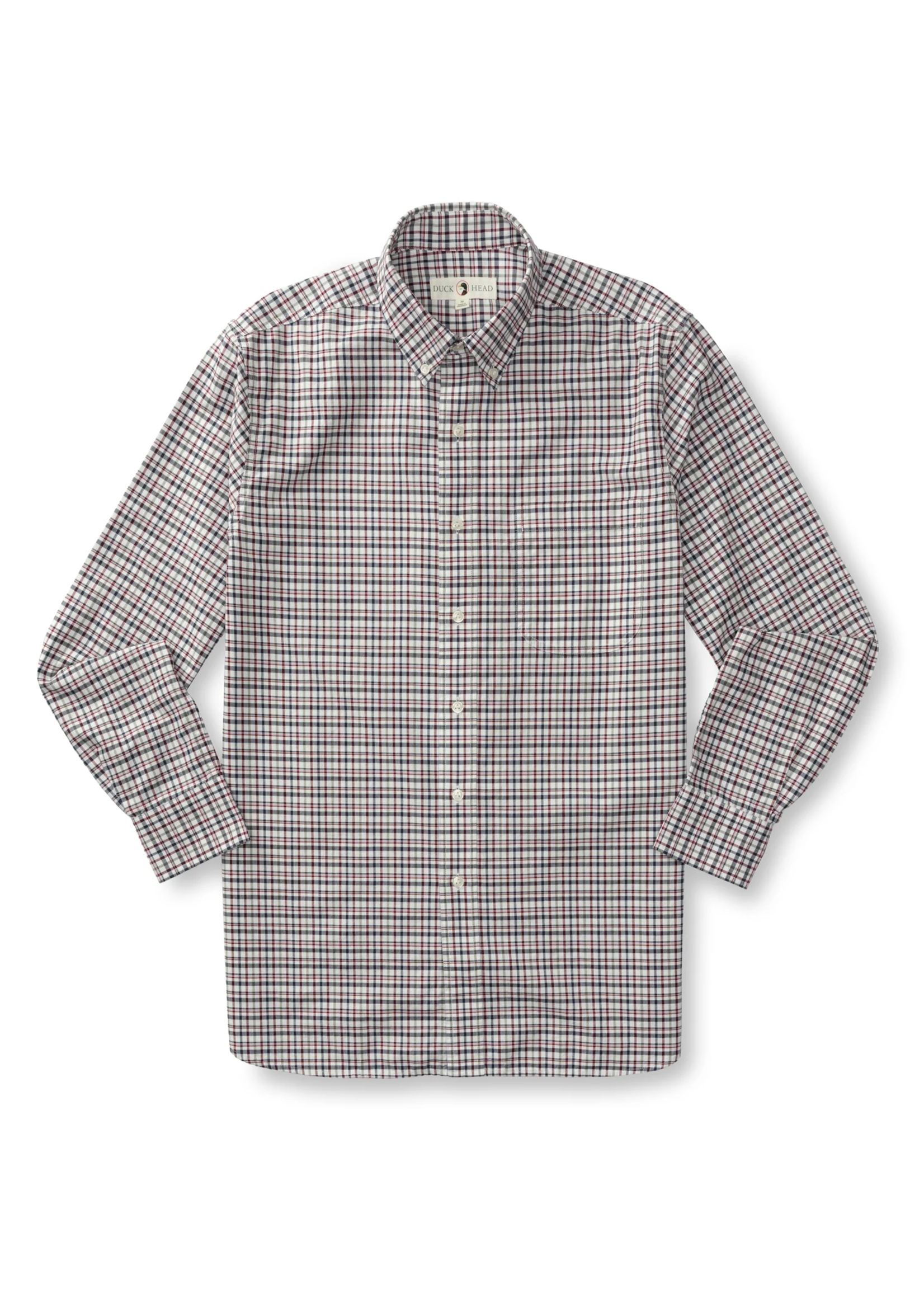 Duck Head Duck Head D11353 Dafton Plaid Cotton Oxford Sport Shirt