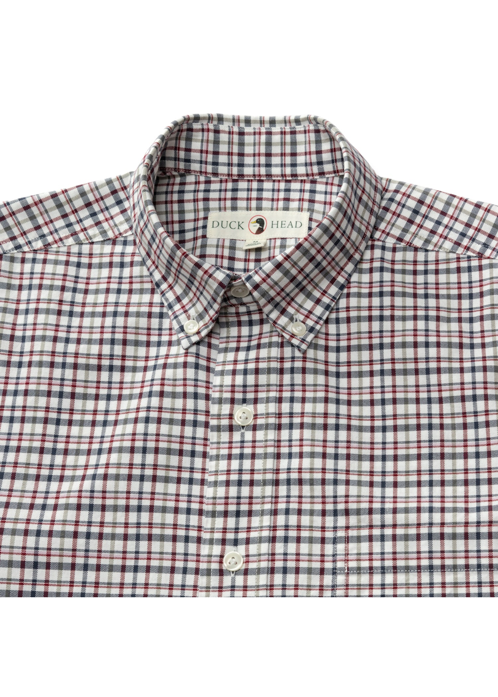 Duck Head Duck Head D11353 Dafton Plaid Cotton Oxford Sport Shirt