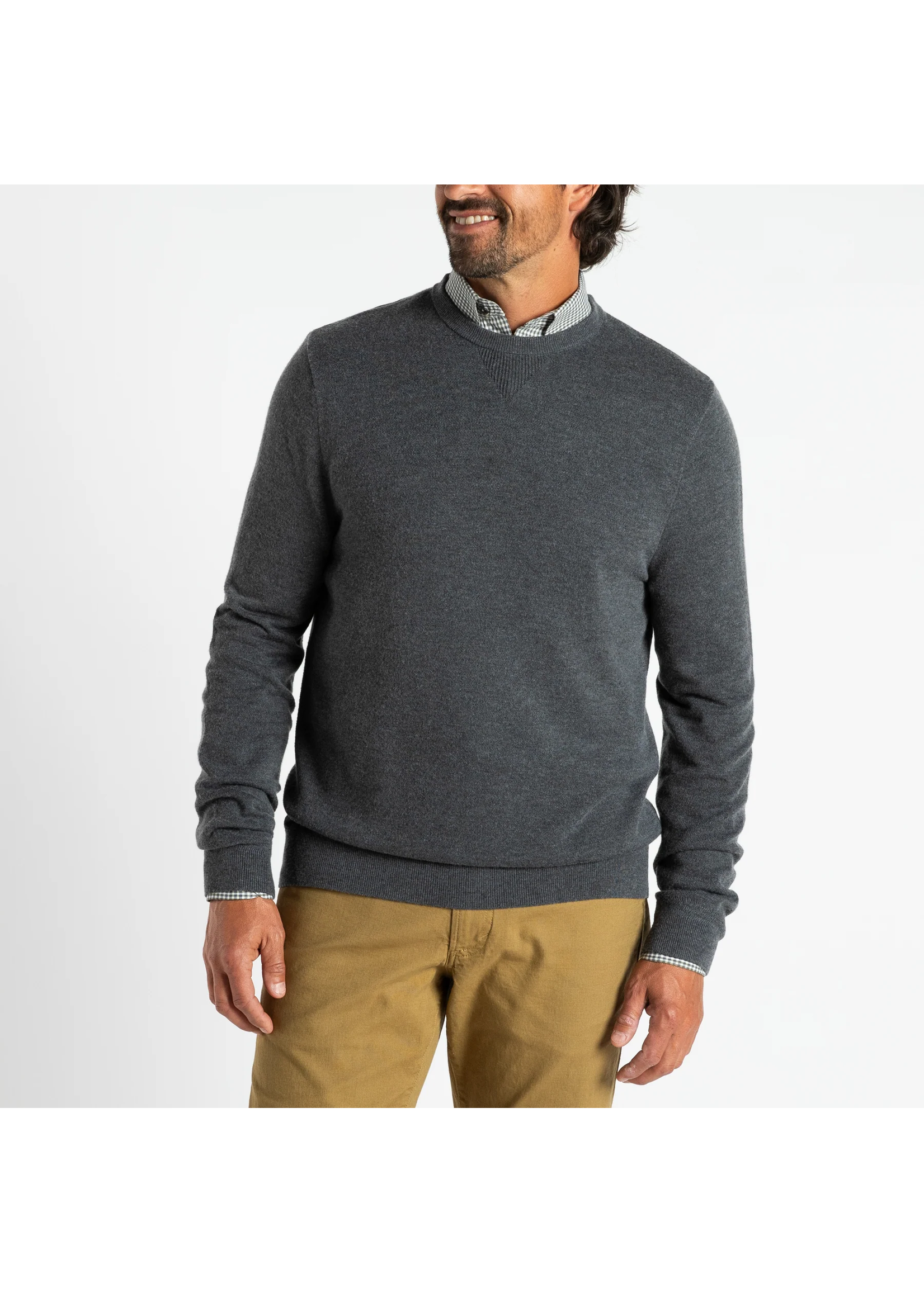 Duck Head Duck Head D31004 Henson Merino Crewneck Sweater