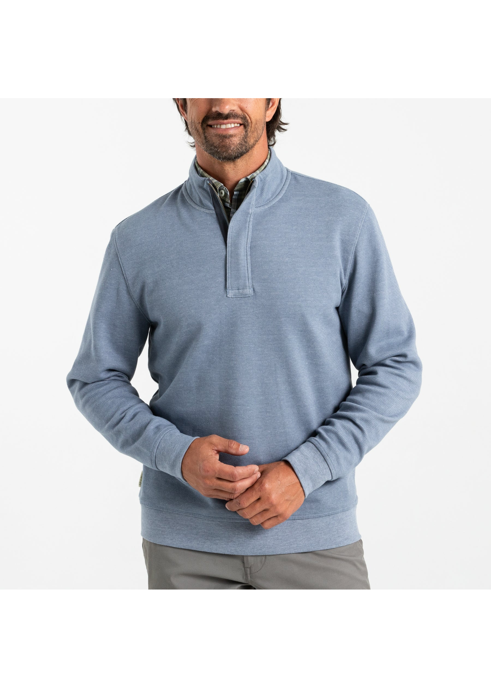 Duck Head Duck Head D21106 Bearing Pique Performance 1/4 Zip Pullover