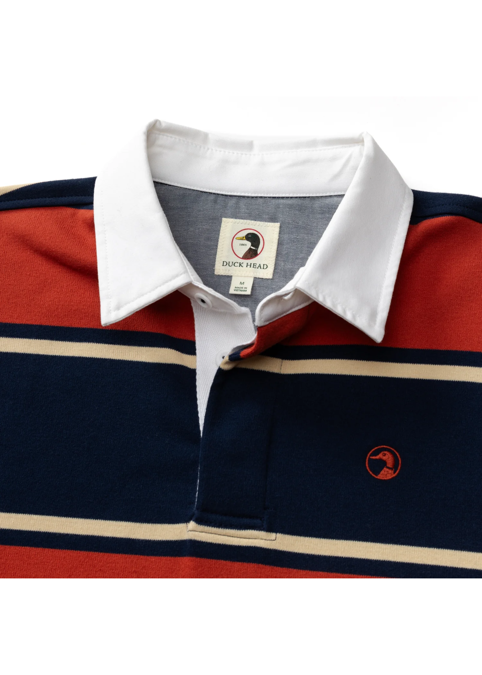 Duck Head Duck Head D21107 Legacy Stripe Rugby Shirt
