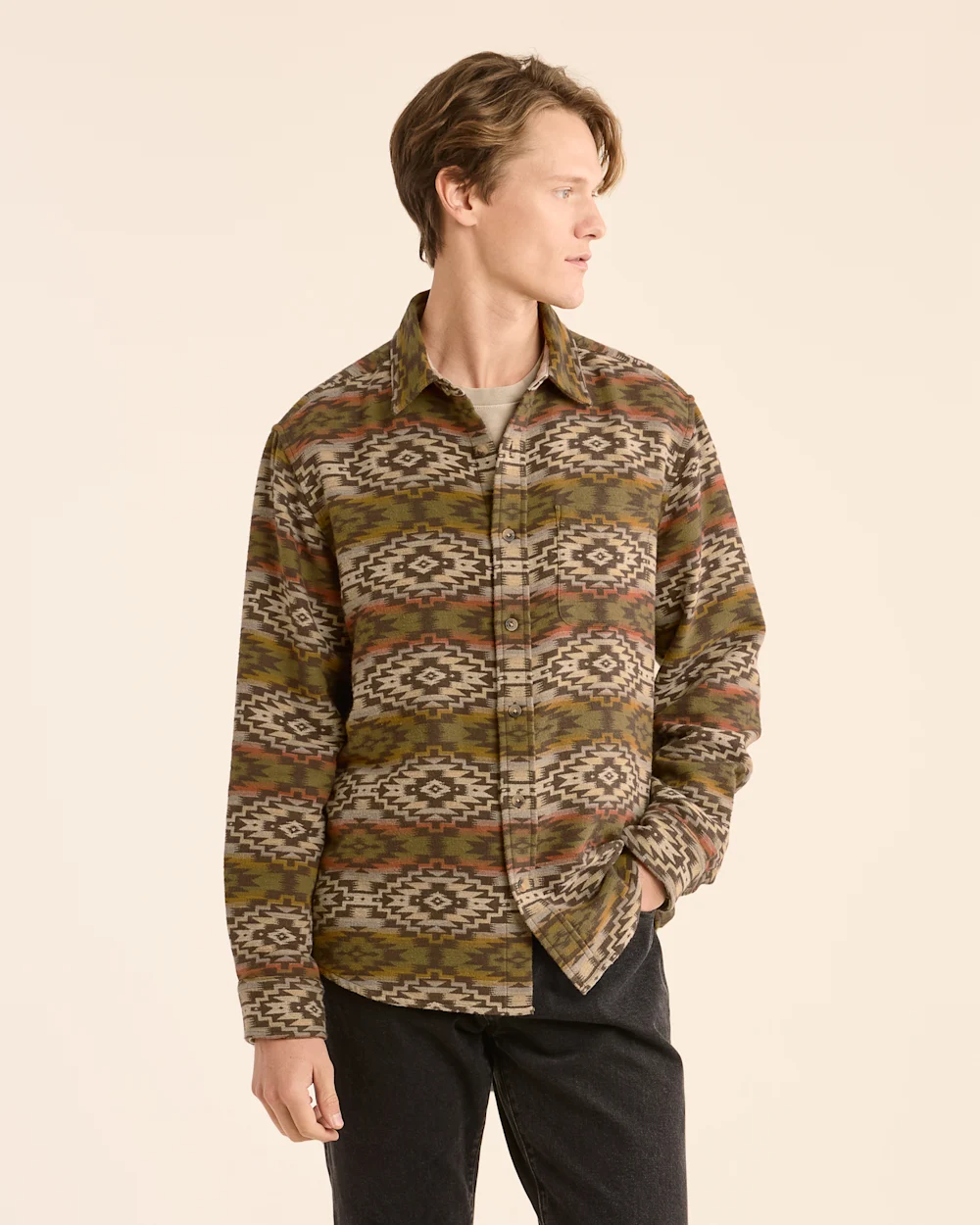 Pendleton Mens DoubleSoft Mesilla Marshall Chamois Shirt Hewlett & Dunn