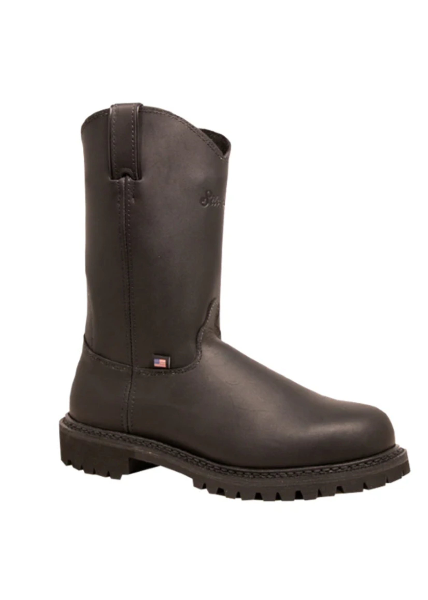 Silverado Silverado 7700 Black Round Toe Work Boot