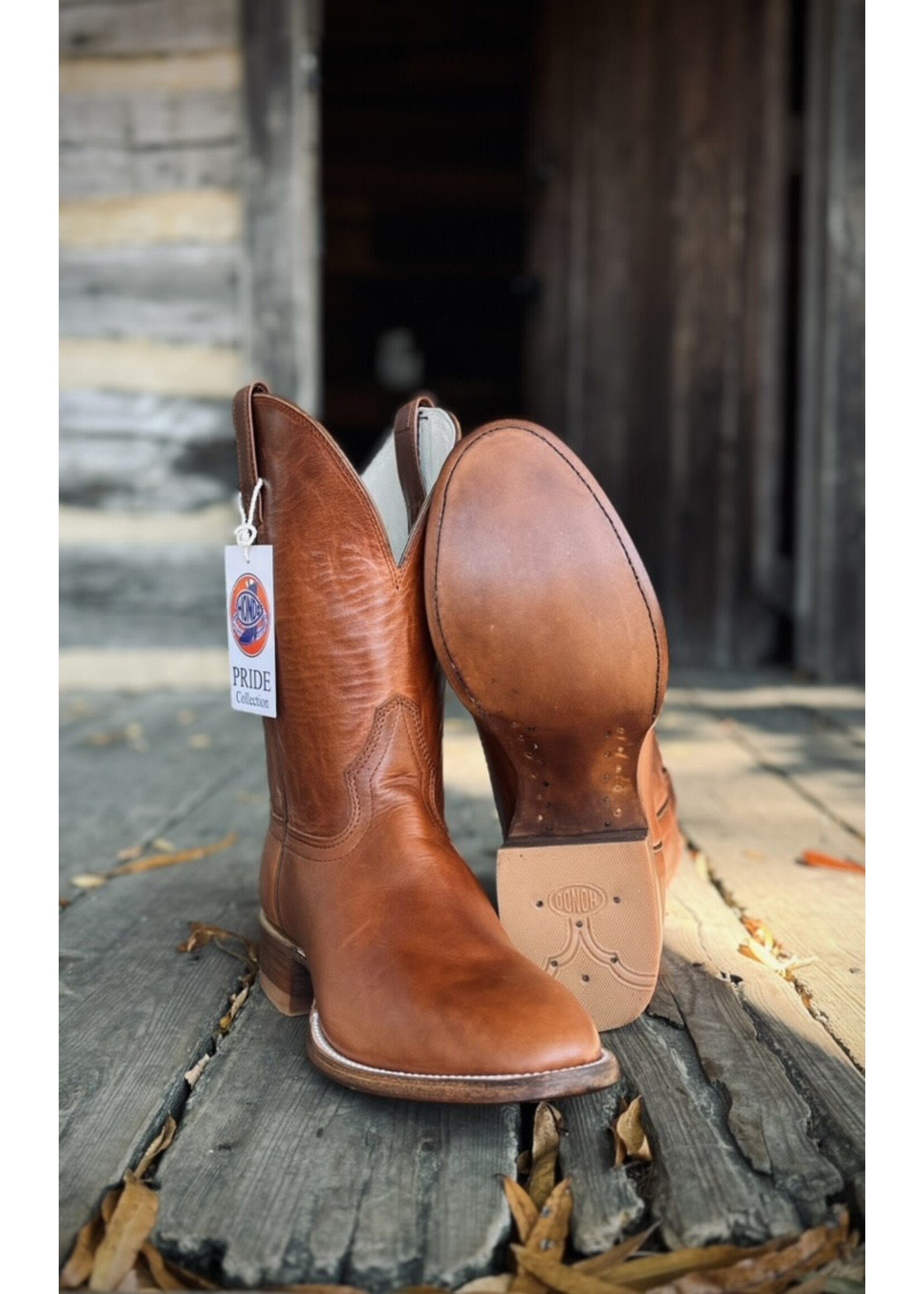 Hondo Hondo No. 2606 Coppertan Horsebutt Roper Boot