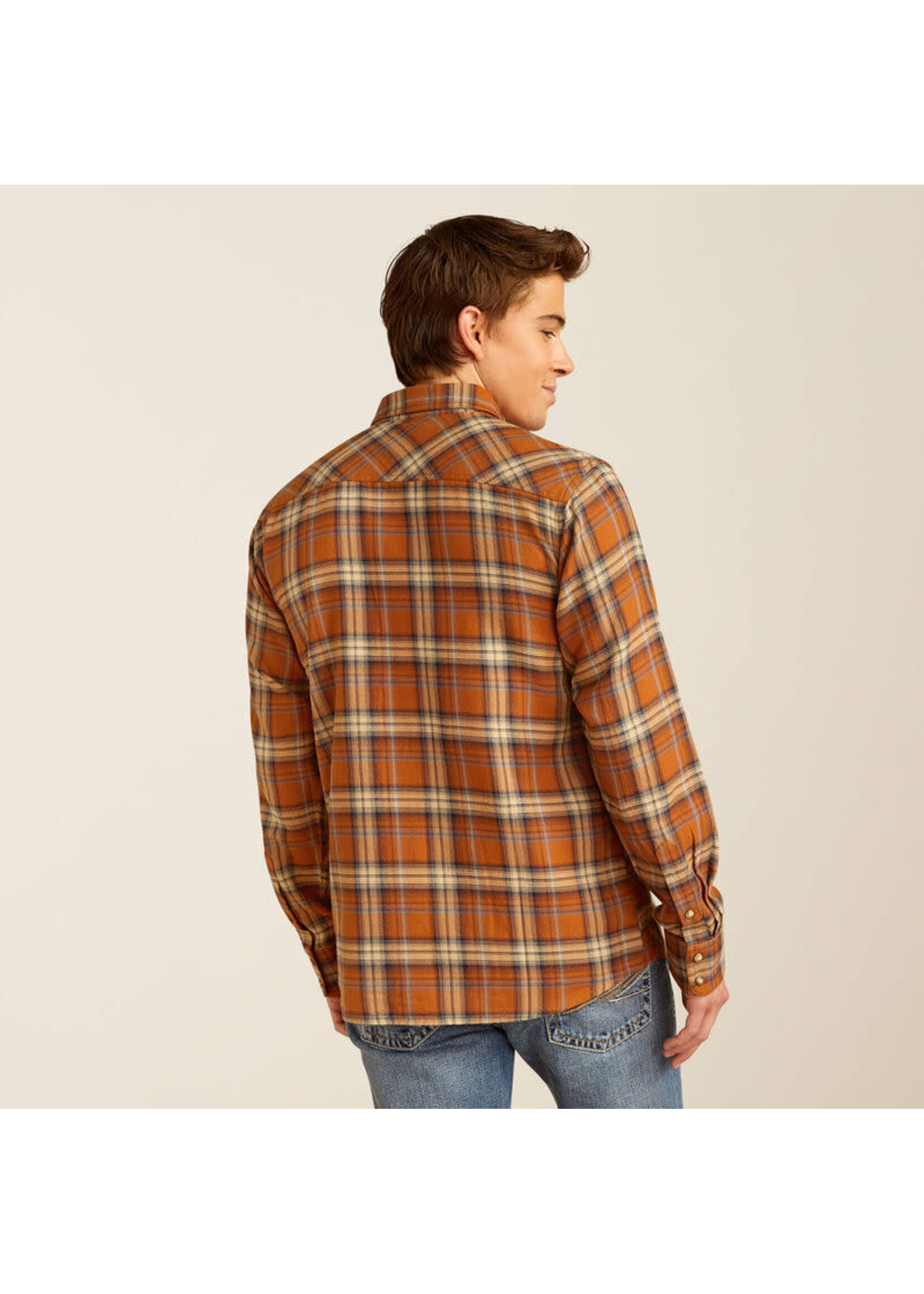 Ariat Ariat No.10052319 Men's Haiden Retro Flannel Long Sleeve Snap Shirt