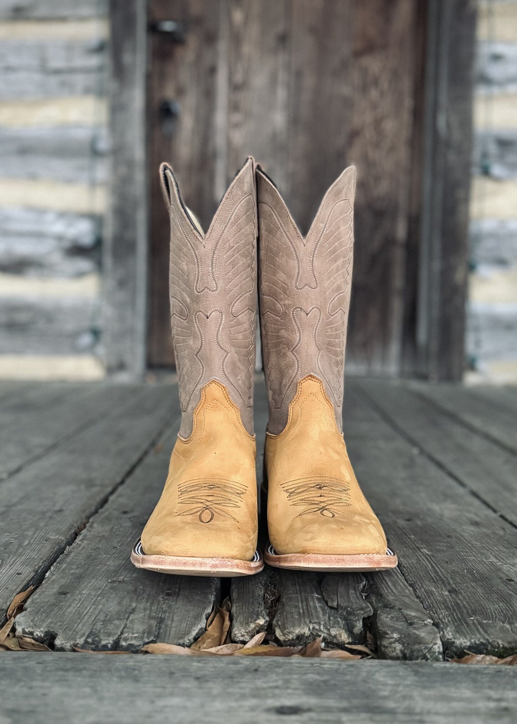Olathe Olathe No. 257948 Rust Mesquite Crazyhorse Sand Angry Elk Butt Western Boot