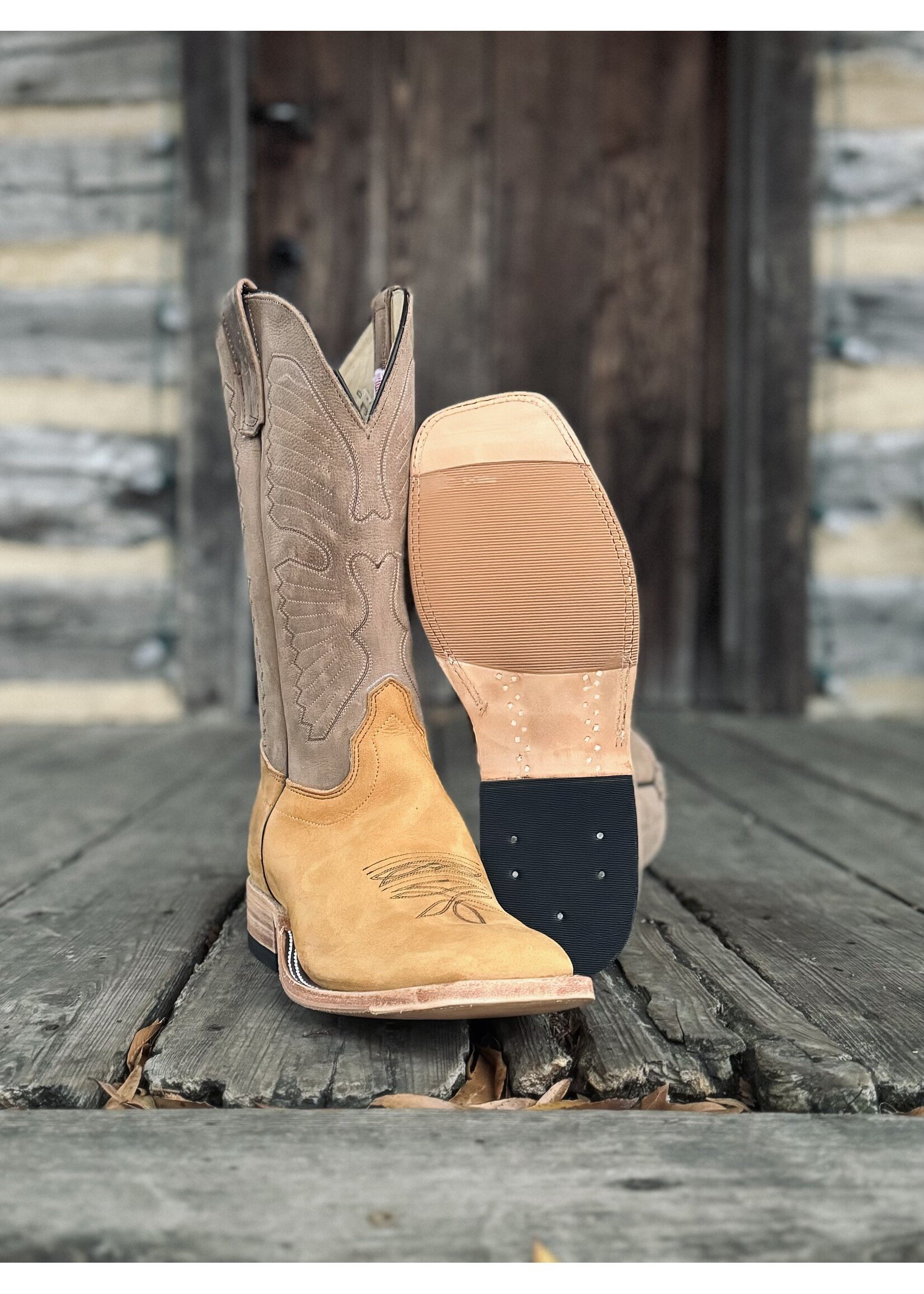 Olathe Olathe No. 257948 Rust Mesquite Crazyhorse Sand Angry Elk Butt Western Boot