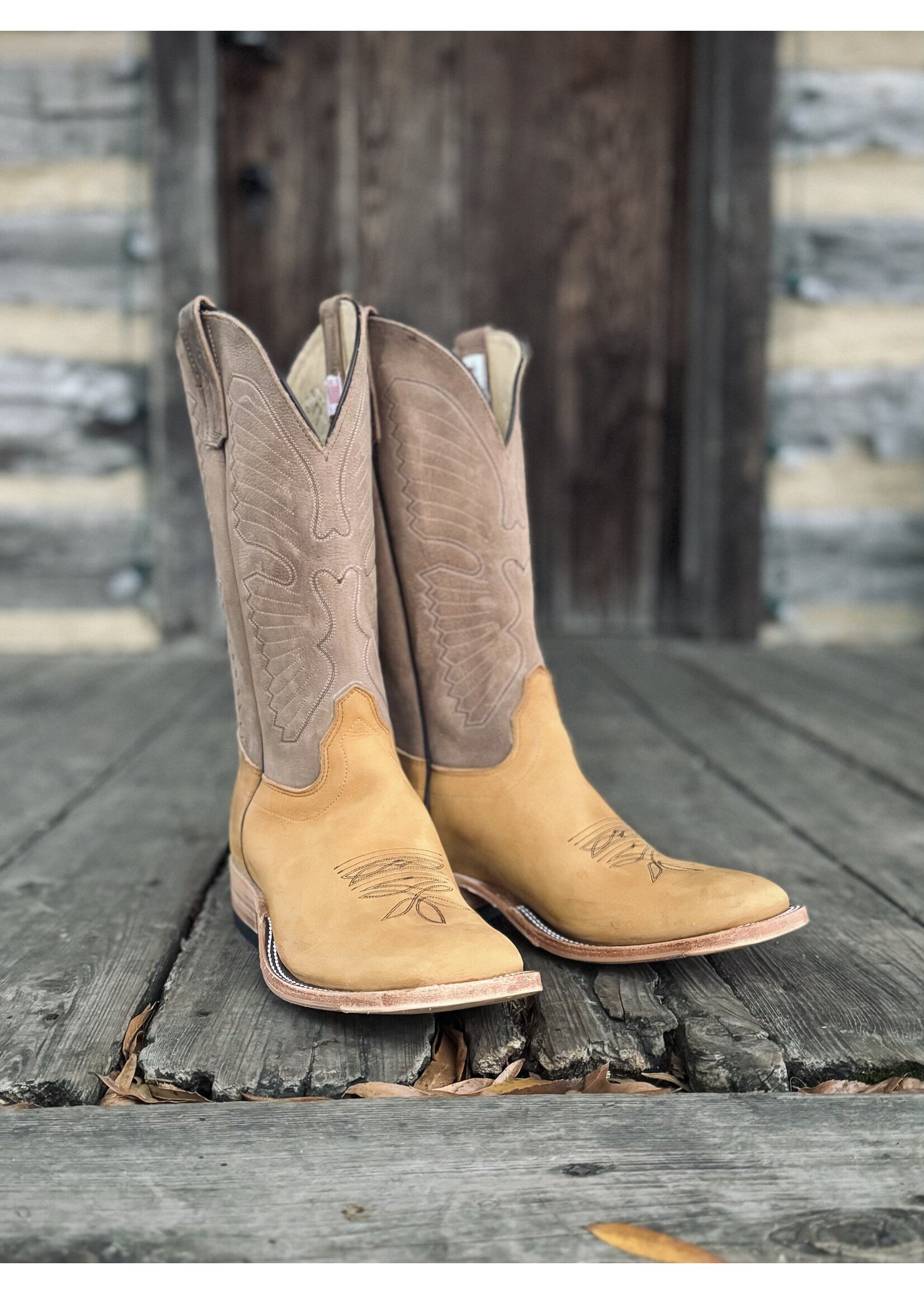 Olathe Olathe No. 257948 Rust Mesquite Crazyhorse Sand Angry Elk Butt Western Boot