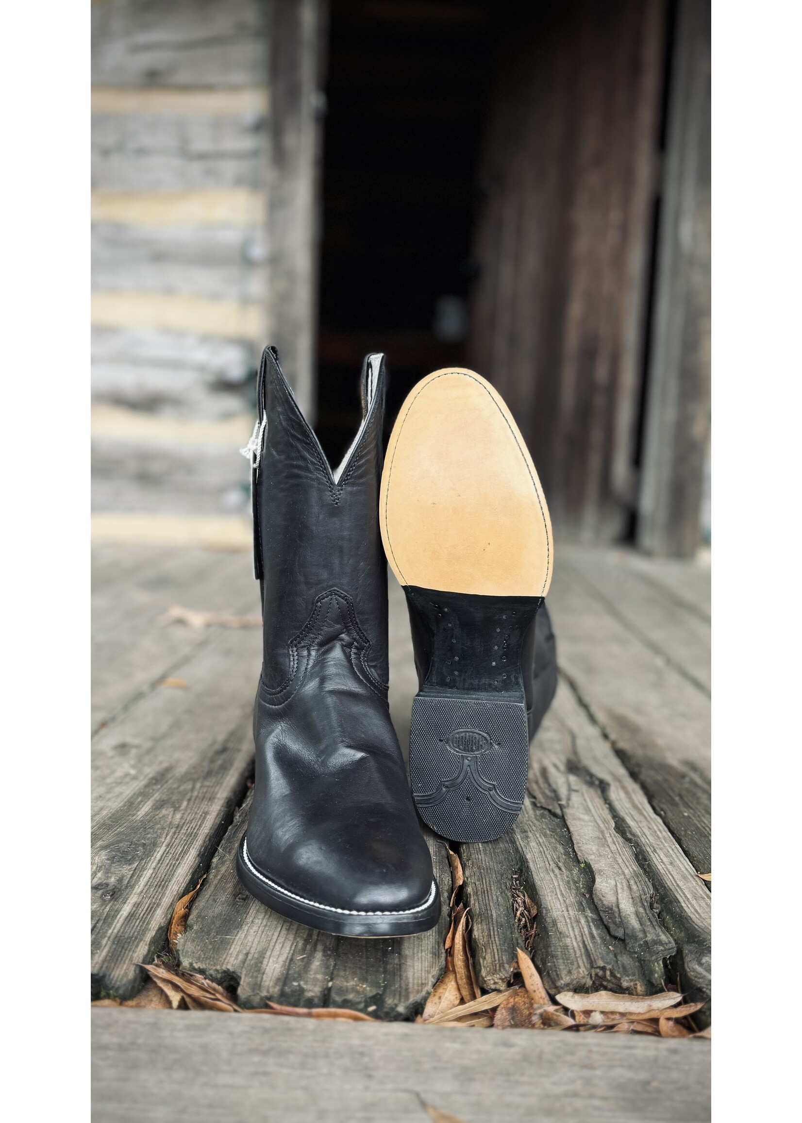 Hondo Hondo No. 2604 Black Ranch Horse Roper Boot