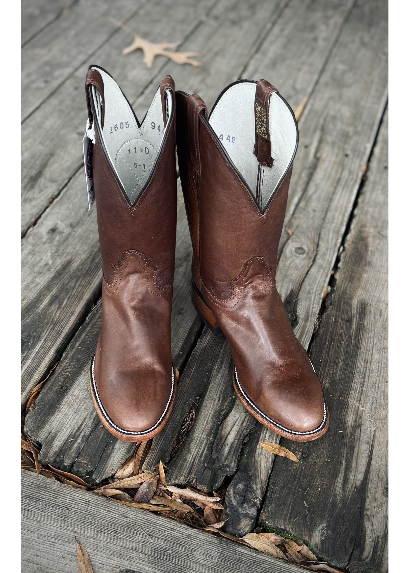Hondo Hondo No. 2605 Tobacco Ranch Horse Roper Boot