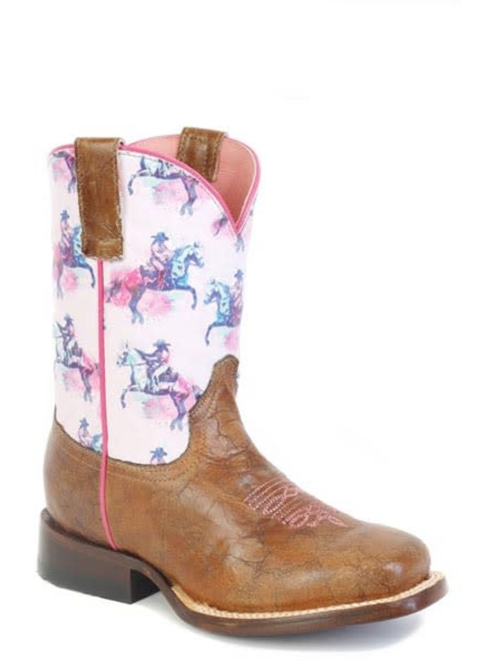 Roper Roper No. 09-018-9991-0202 Girls Pink Ryder Western Boots