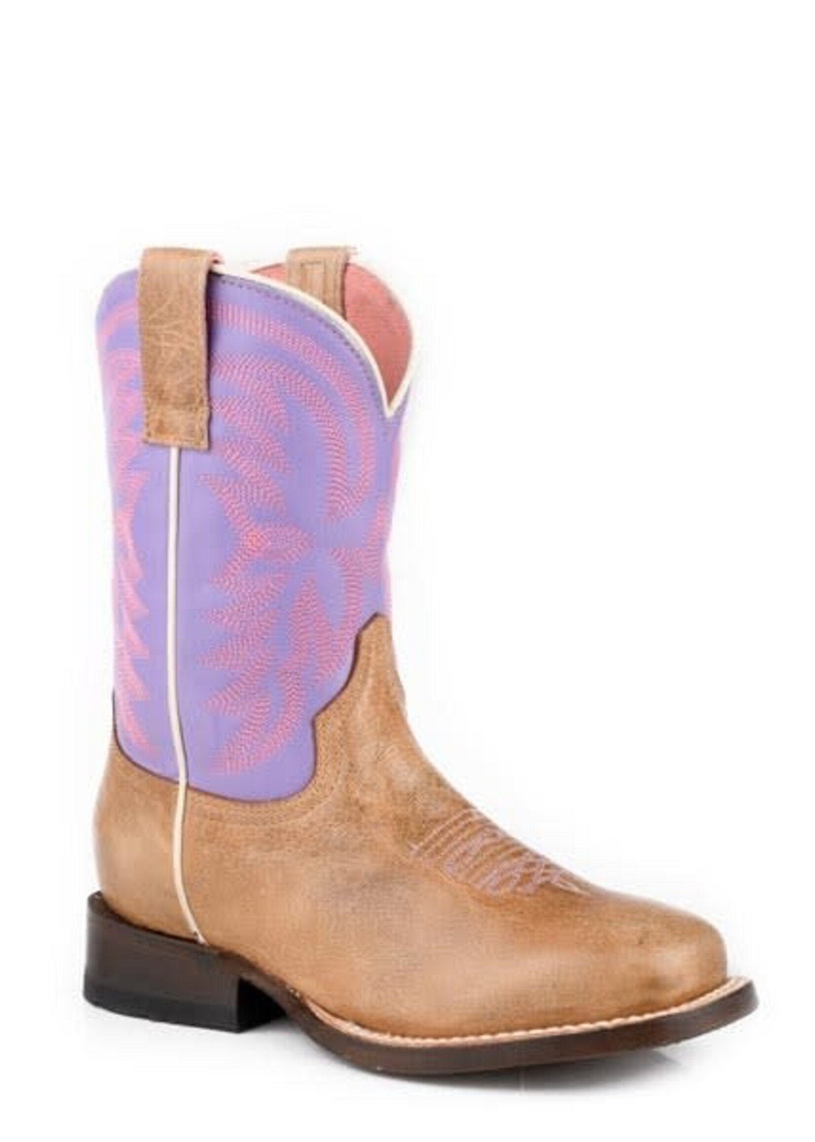 Roper Roper No. 09-018-9991-0203 Girls Tan Bonnie Western Boots