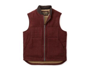 Filson No. 20199228 Lined Mackinaw Wool Work Vest - Hewlett