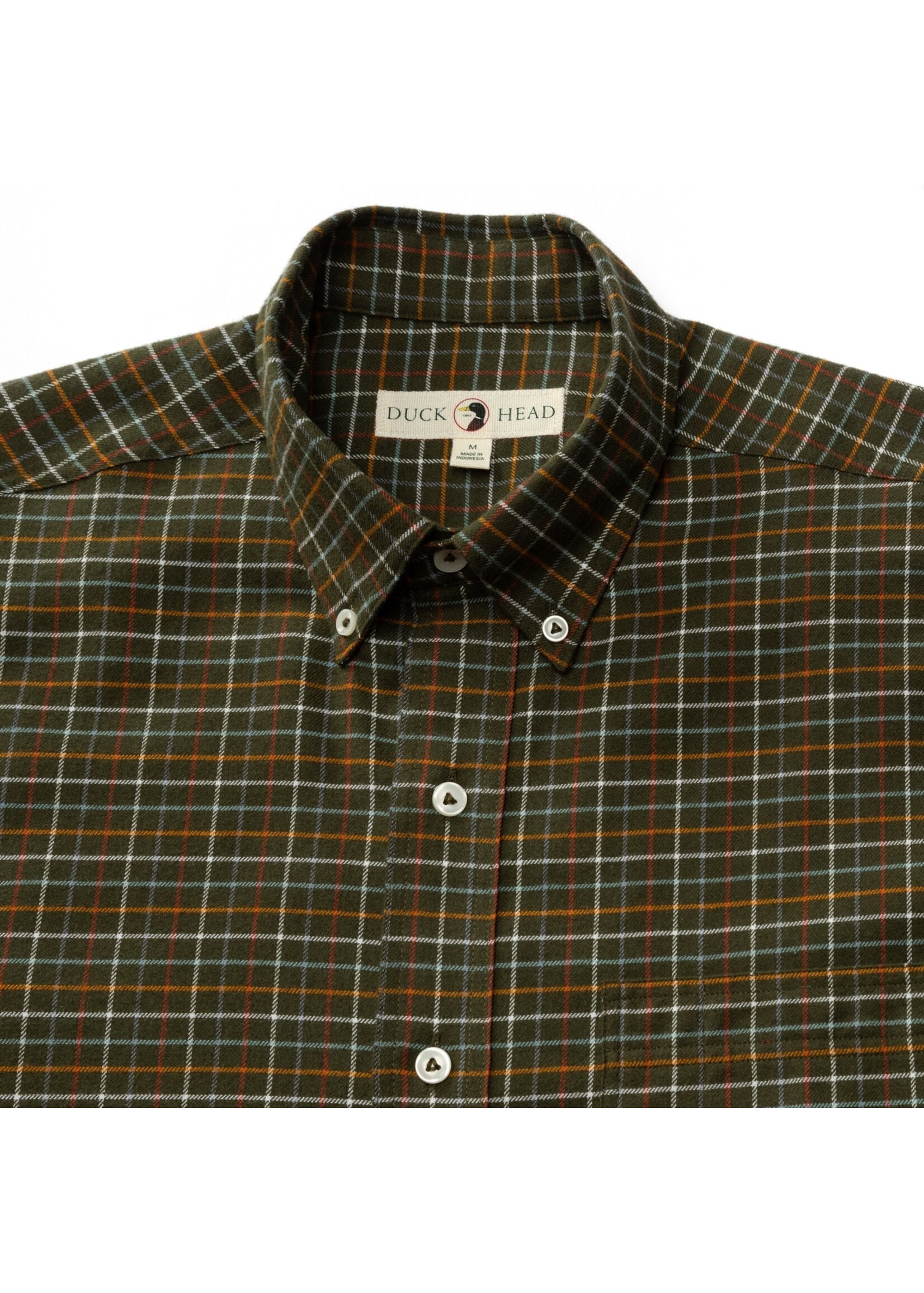 Duck Head Duck Head No. D11333 Cotton Flannel Sport Shirt