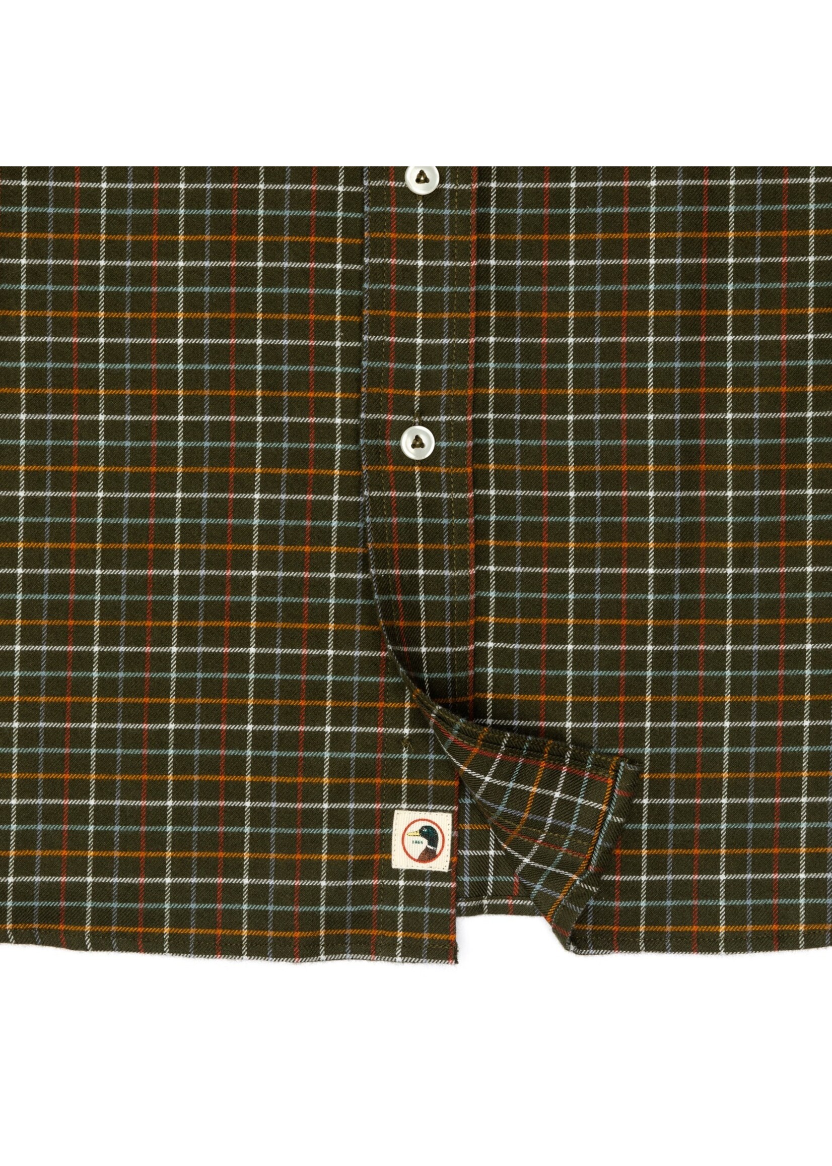 Duck Head Duck Head No. D11333 Cotton Flannel Sport Shirt