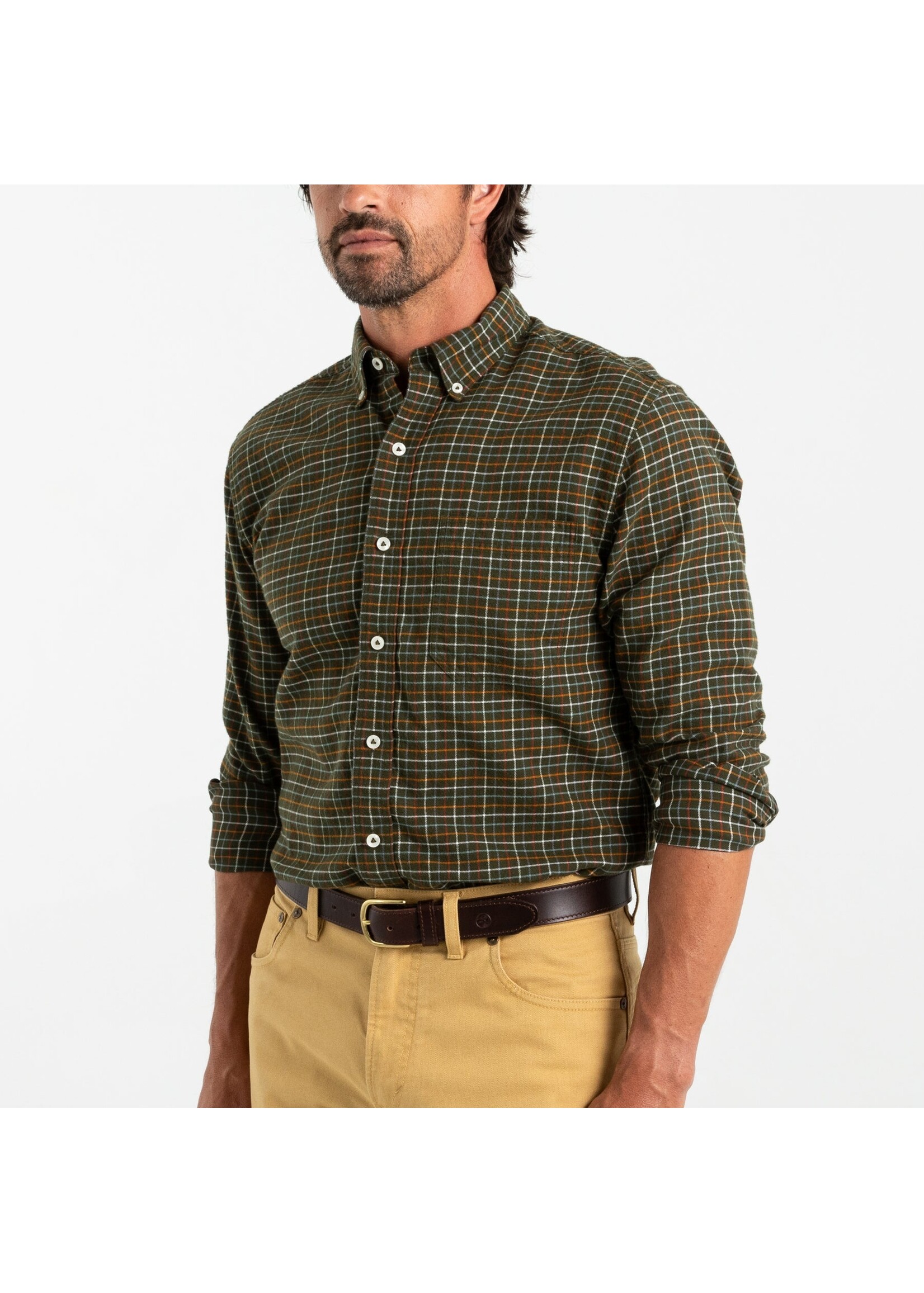 Duck Head Duck Head No. D11333 Cotton Flannel Sport Shirt