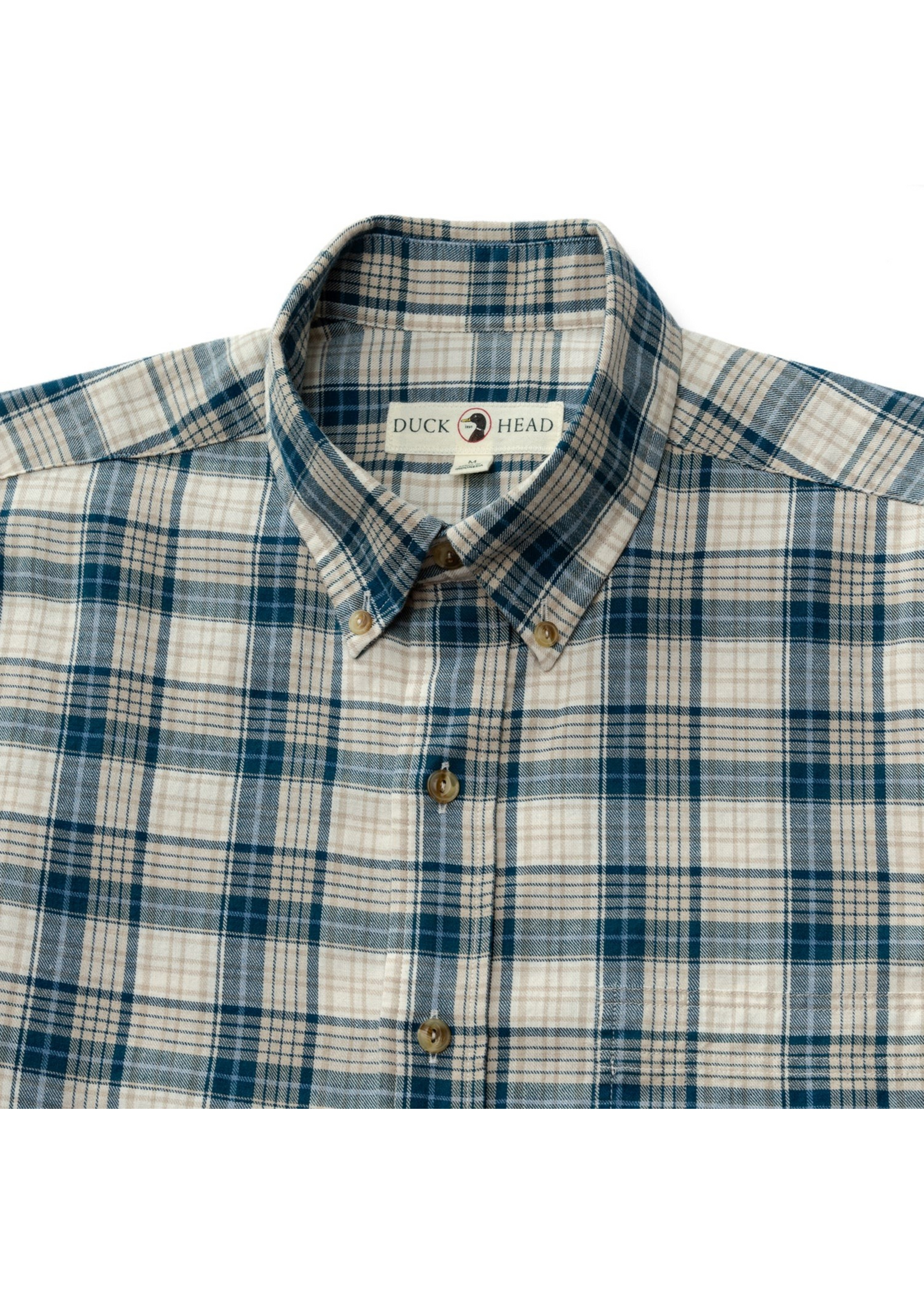 Duck Head Duck Head No. D11327 Holling Cotton/ Wool Twill Sport Shirt