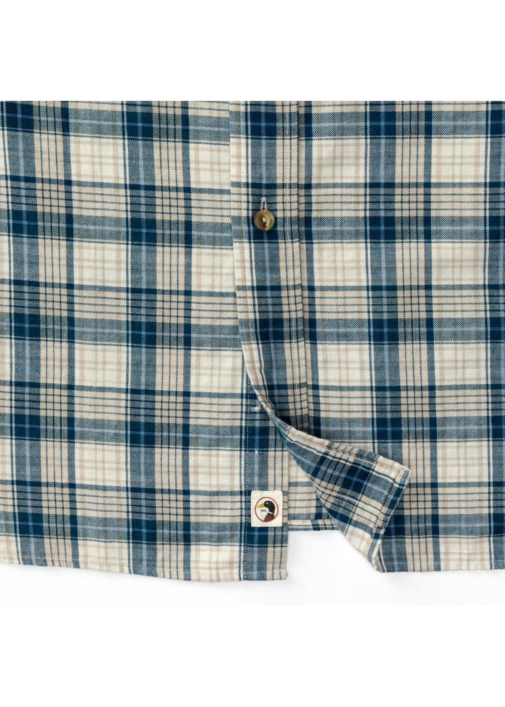 Duck Head Duck Head No. D11327 Holling Cotton/ Wool Twill Sport Shirt
