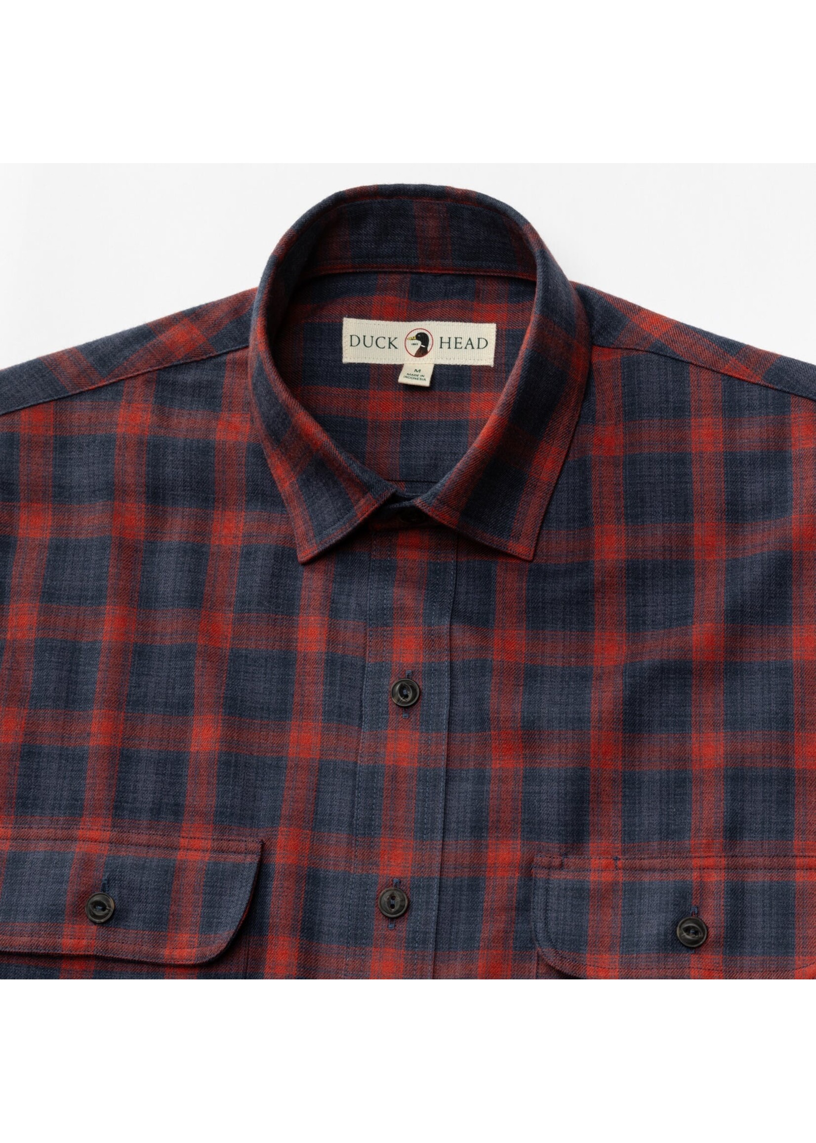 Duck Head Duck Head No. D11337 Rigsby Plaid Performance Flannel Shirt