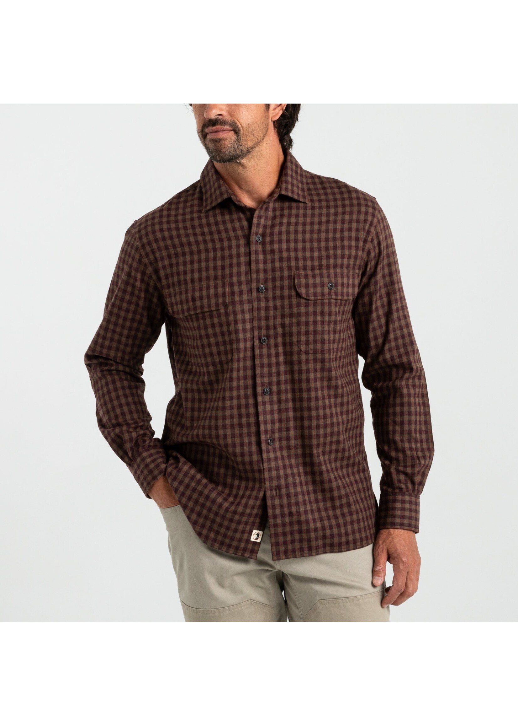 Duck Head Duck Head No. D11336 Foley Plaid Performance Flannel Sport Shirt
