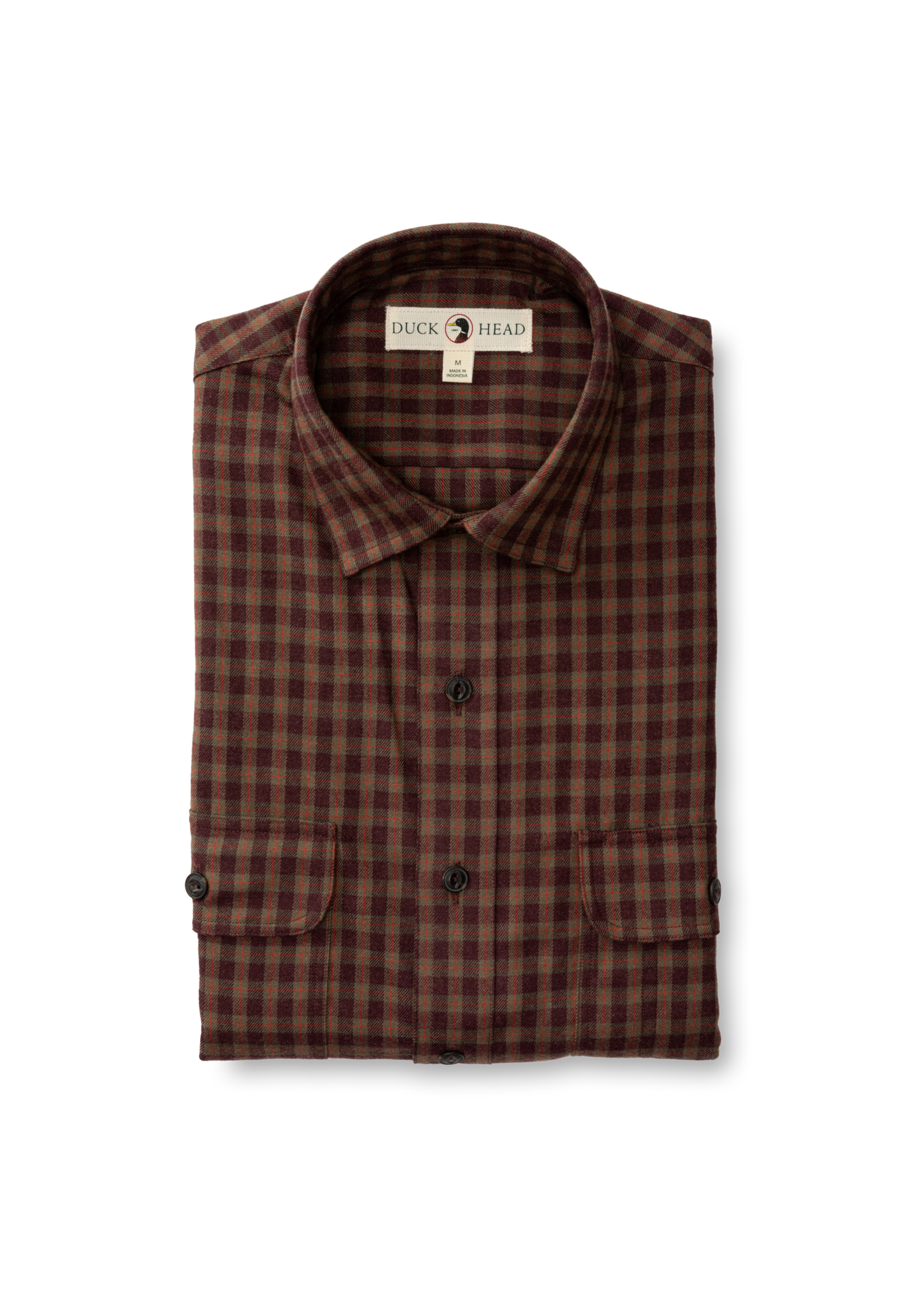 Duck Head Duck Head No. D11336 Foley Plaid Performance Flannel Sport Shirt