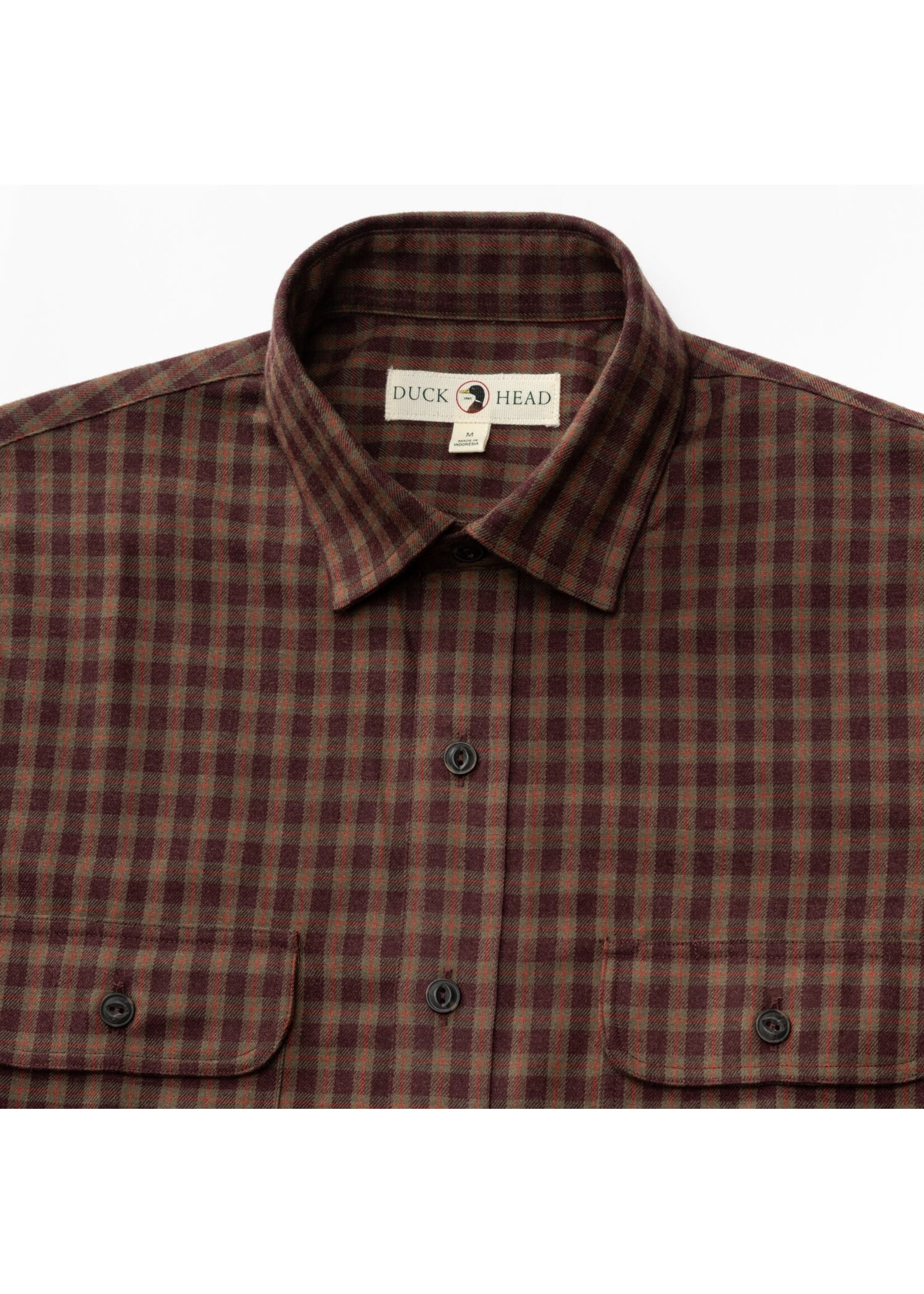 Duck Head Duck Head No. D11336 Foley Plaid Performance Flannel Sport Shirt