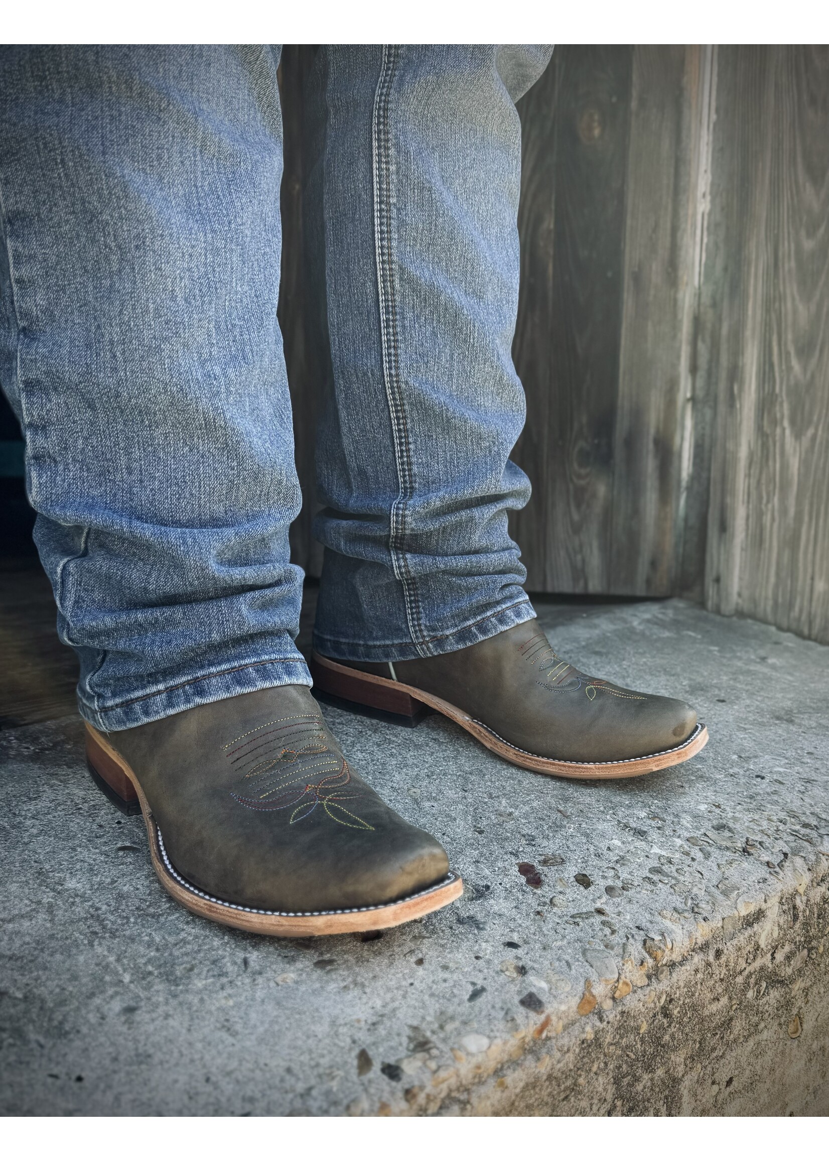 Anderson Bean Anderson Bean No. 338794 Navajo Bison Western Boot