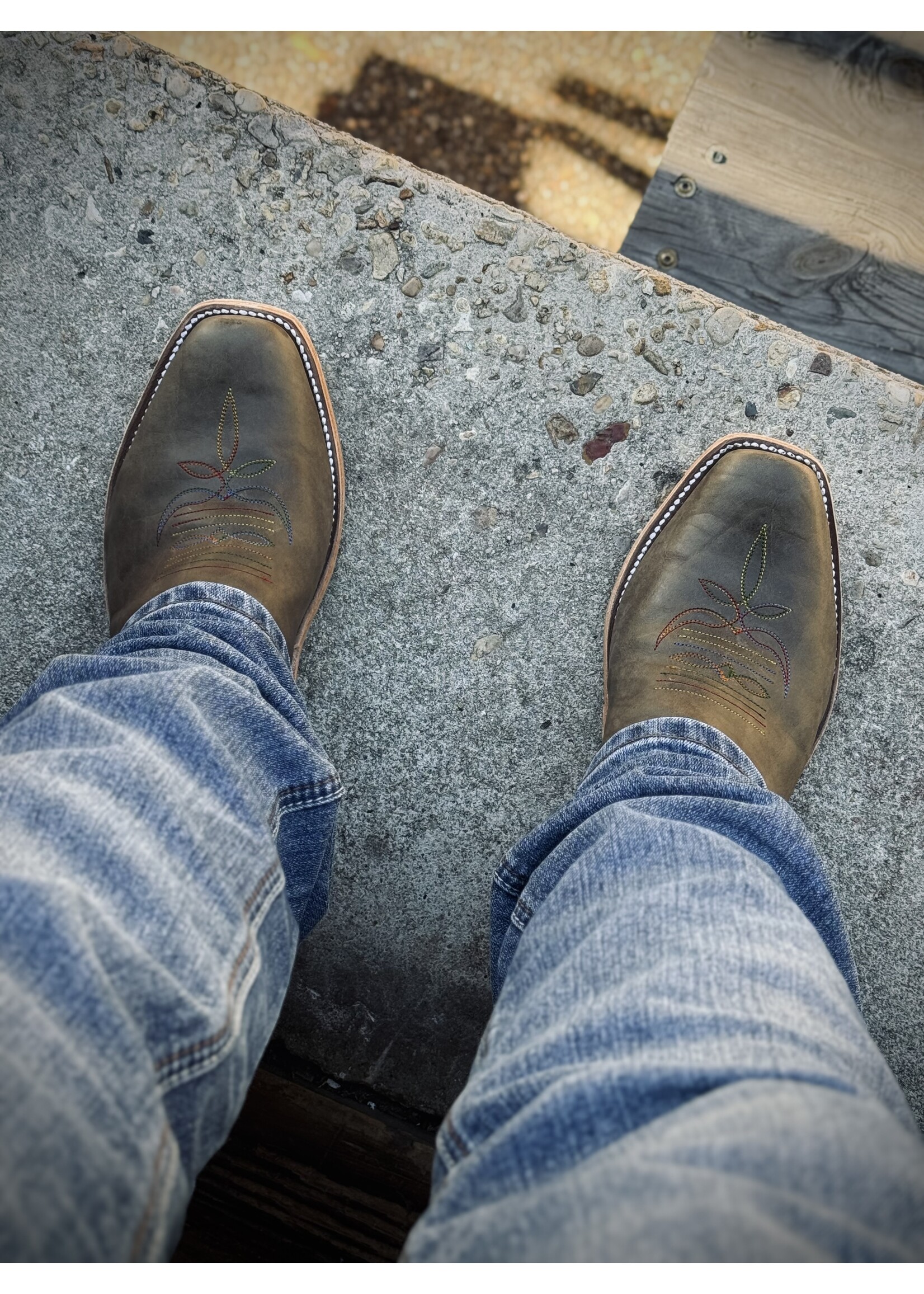 Anderson Bean Anderson Bean No. 338794 Navajo Bison Western Boot