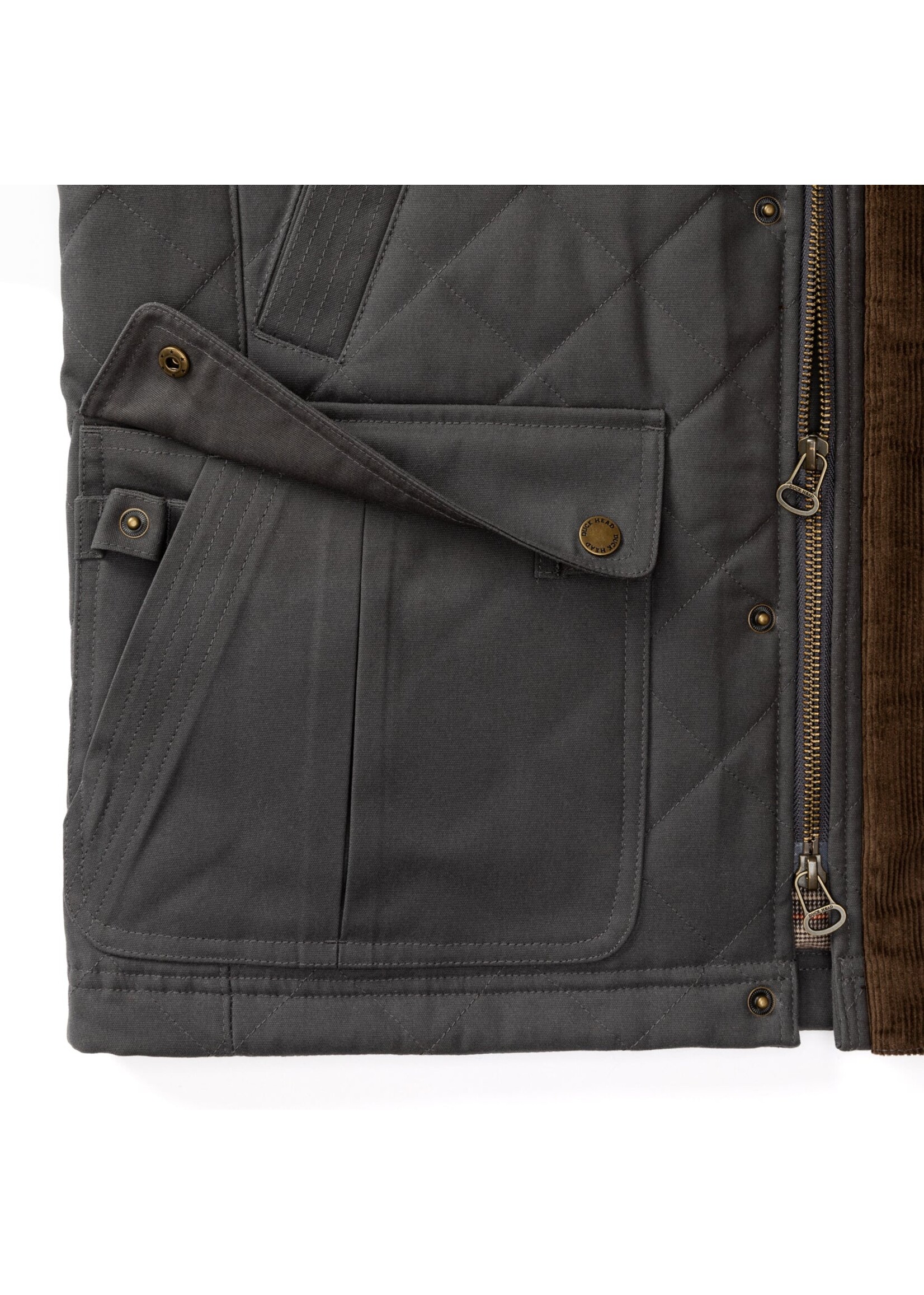 Duck Head Duck Head No. D51022 Waxed Duck Canvas Quilted Vest