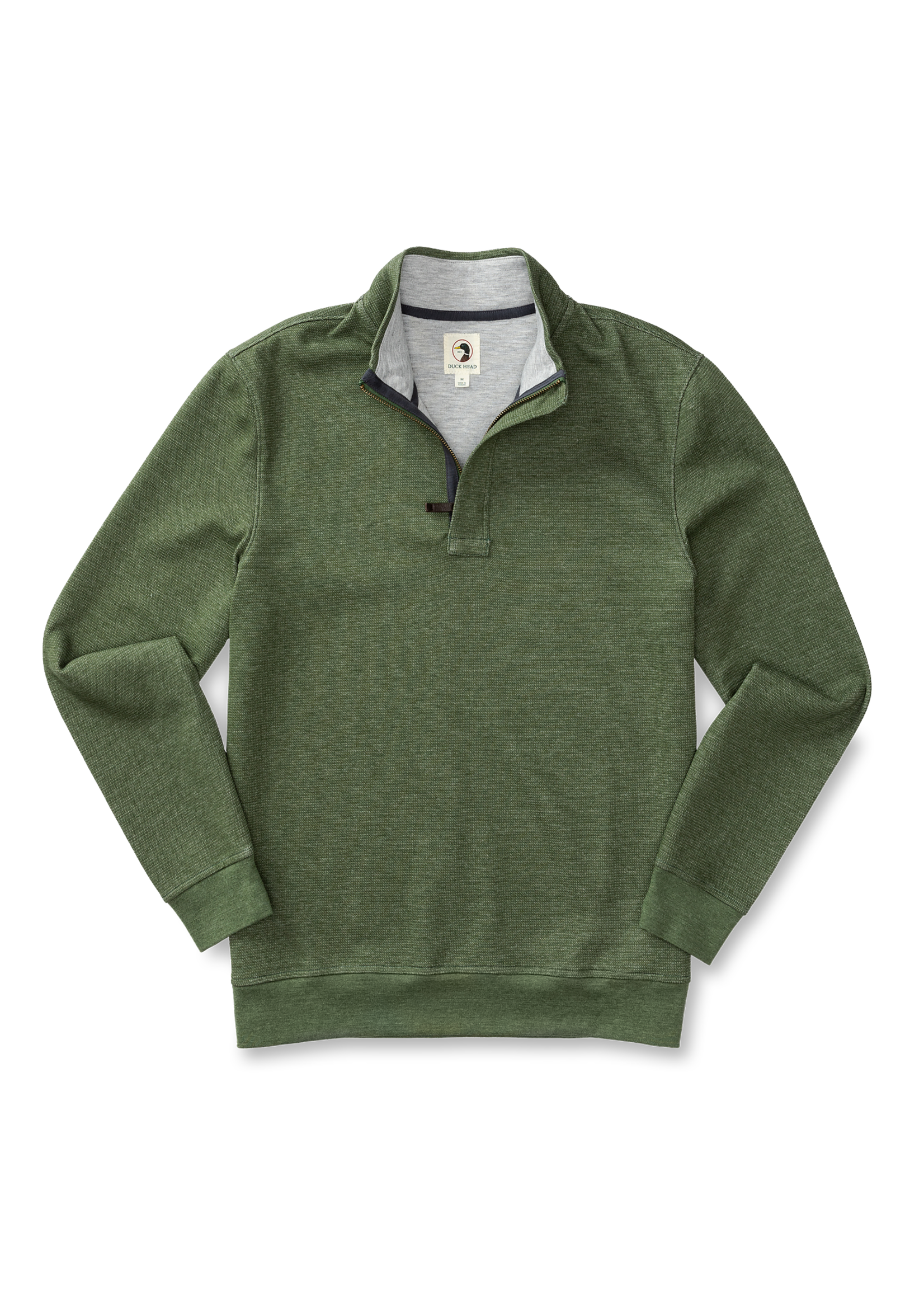 Duck Head Duck Head D21106 Bearing Pique Performance 1/4 Zip Pullover