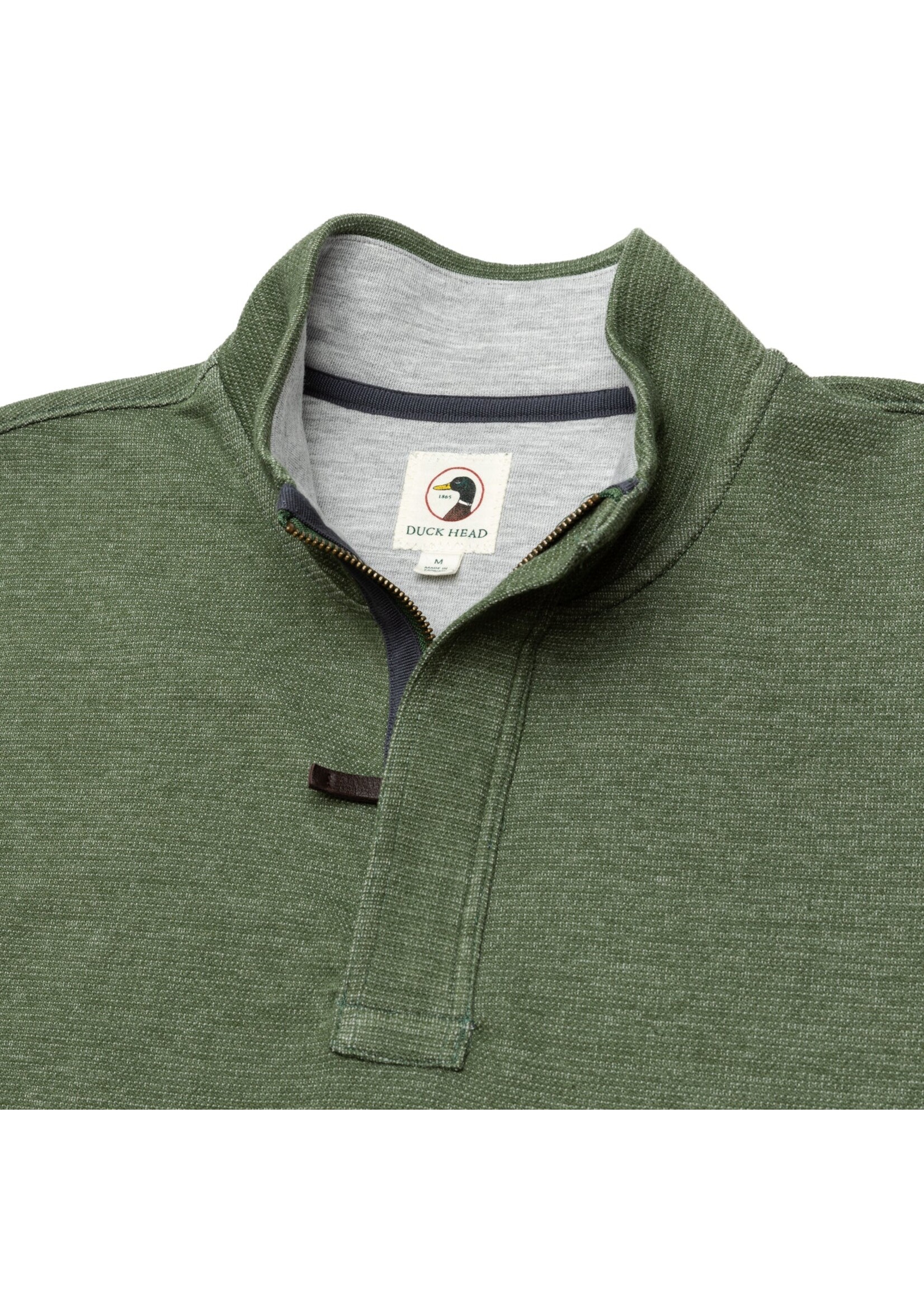 Duck Head Duck Head D21106 Bearing Pique Performance 1/4 Zip Pullover