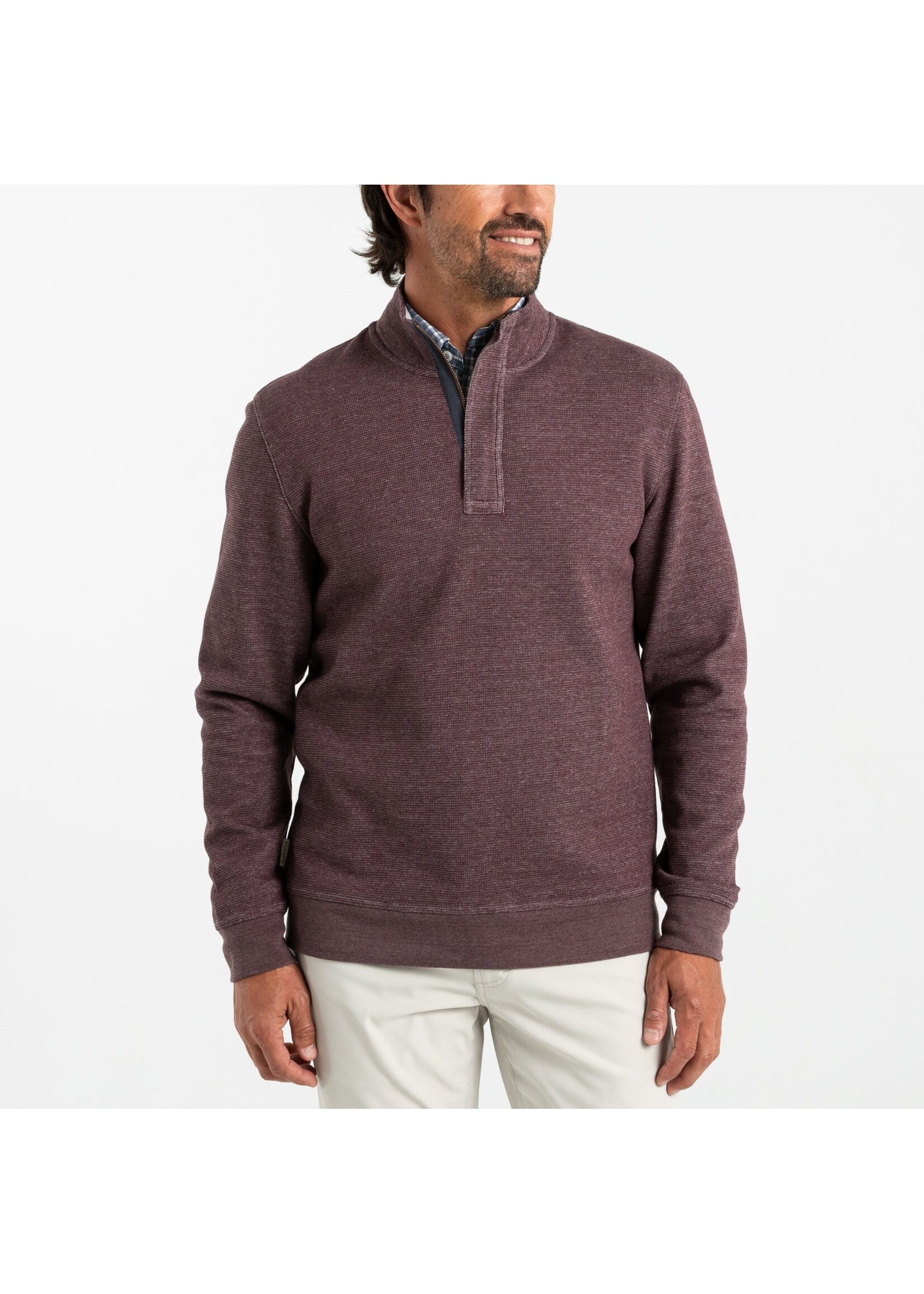 Duck Head Duck Head D21106 Bearing Pique Performance 1/4 Zip Pullover