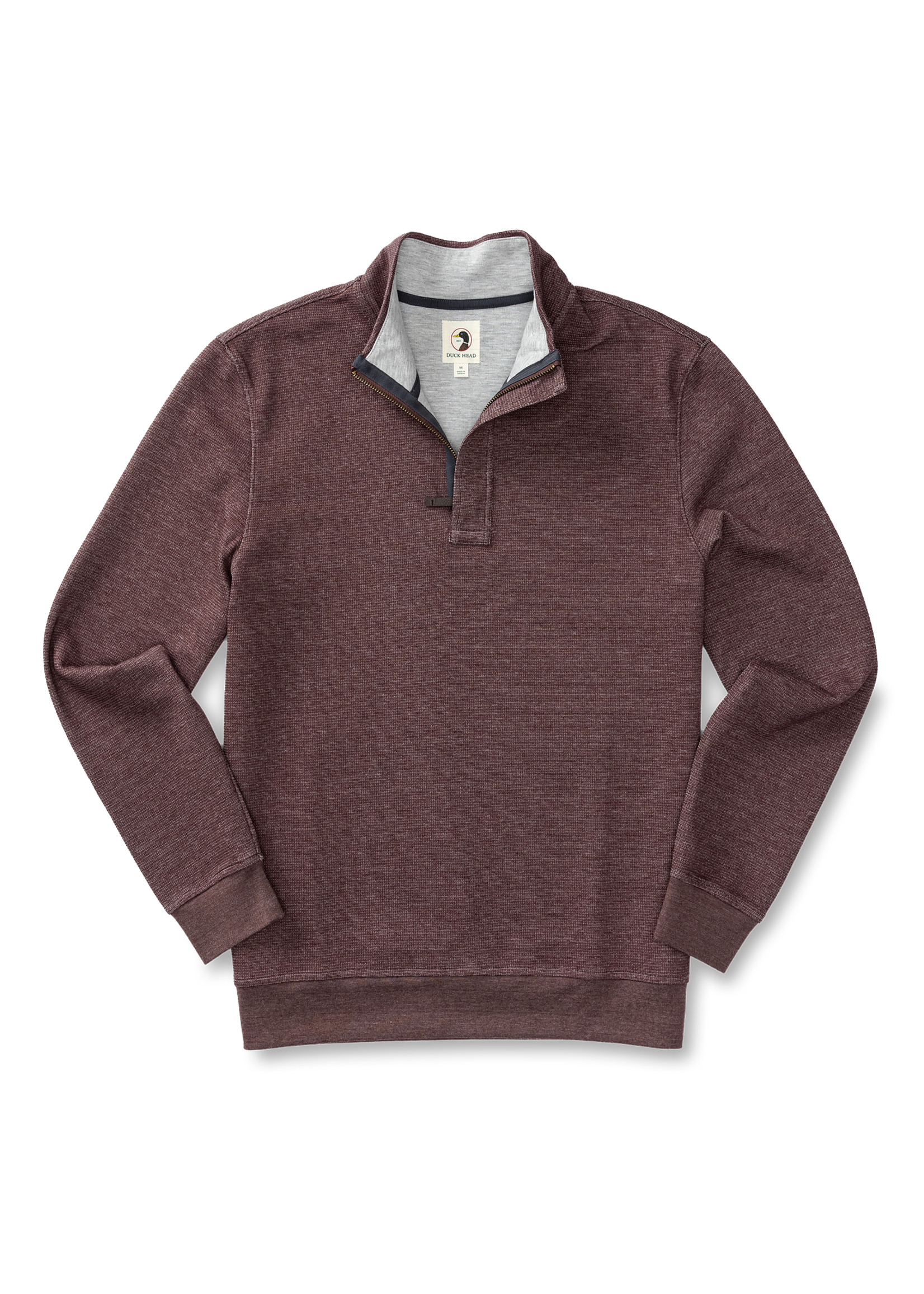 Duck Head Duck Head D21106 Bearing Pique Performance 1/4 Zip Pullover