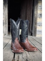Stetson John B Stetson No. 12-020-1852-0500 Ozzy Nicotine Ostrich Western Boot