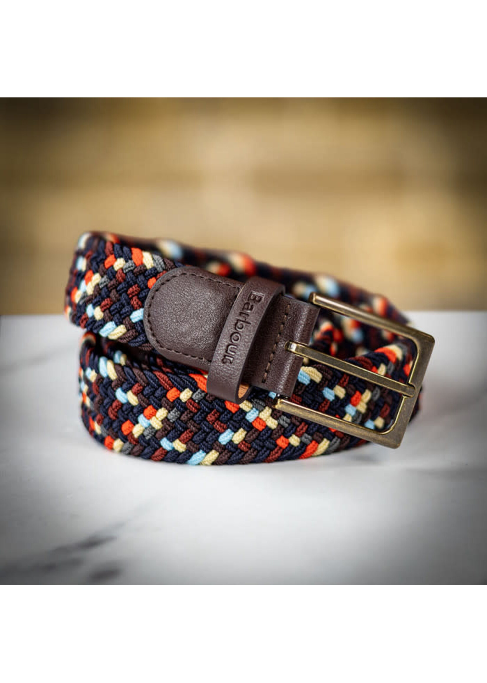 Barbour Barbour Multicolour Webbed Belt - Navy Mix