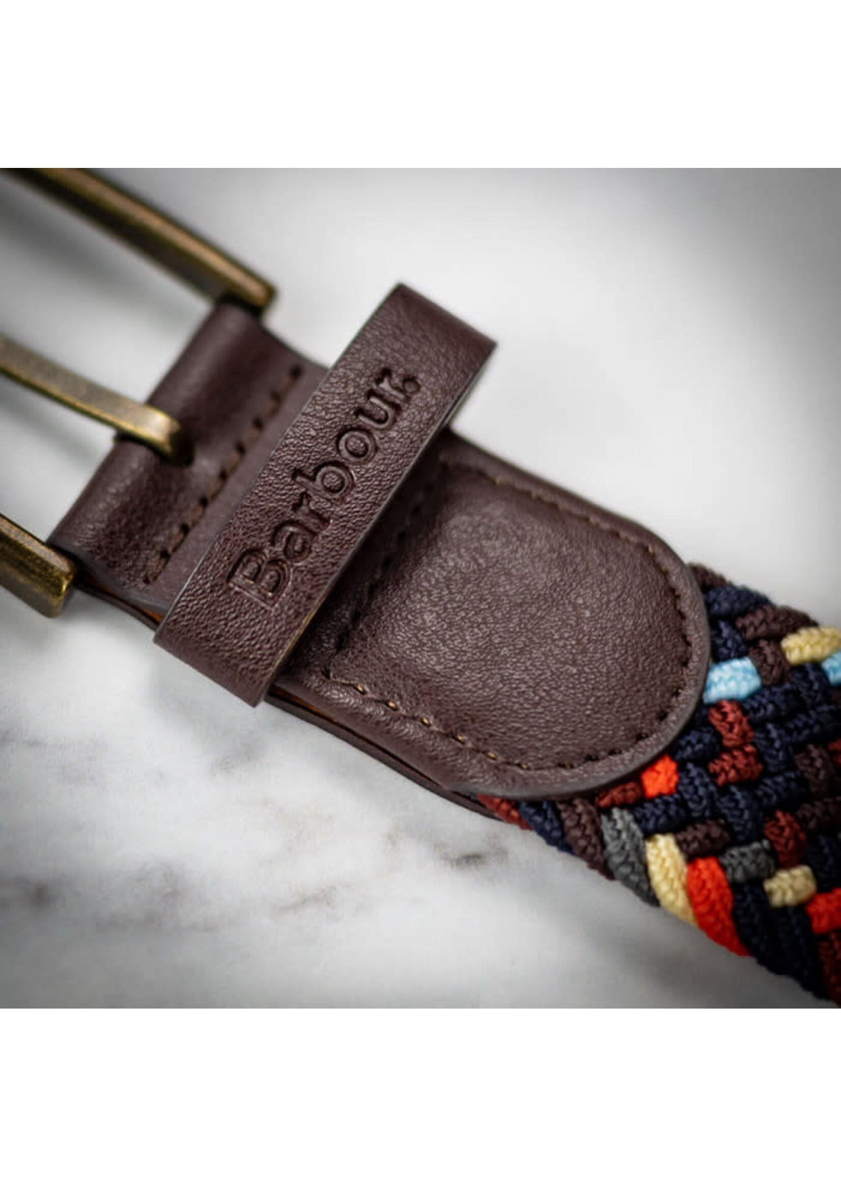 Barbour Barbour Multicolour Webbed Belt - Navy Mix