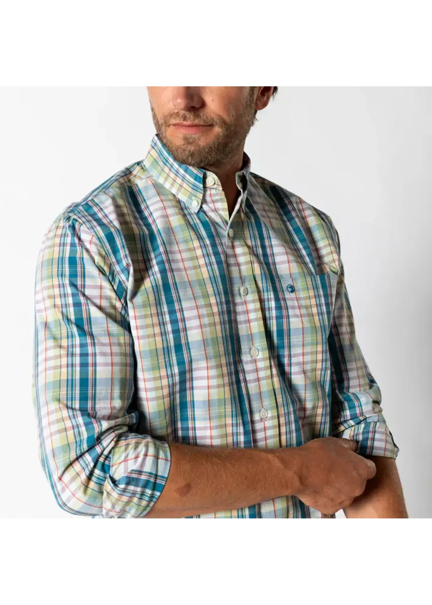 Duck Head Duck Head No. D11387 Cotton Poplin Sport Shirt