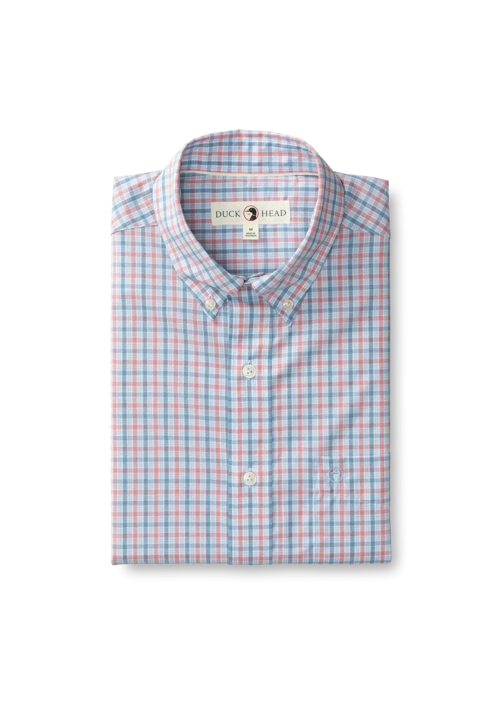 Duck Head Duck Head No. D11359 Performance Poplin Sport Shirt Trent Plaid