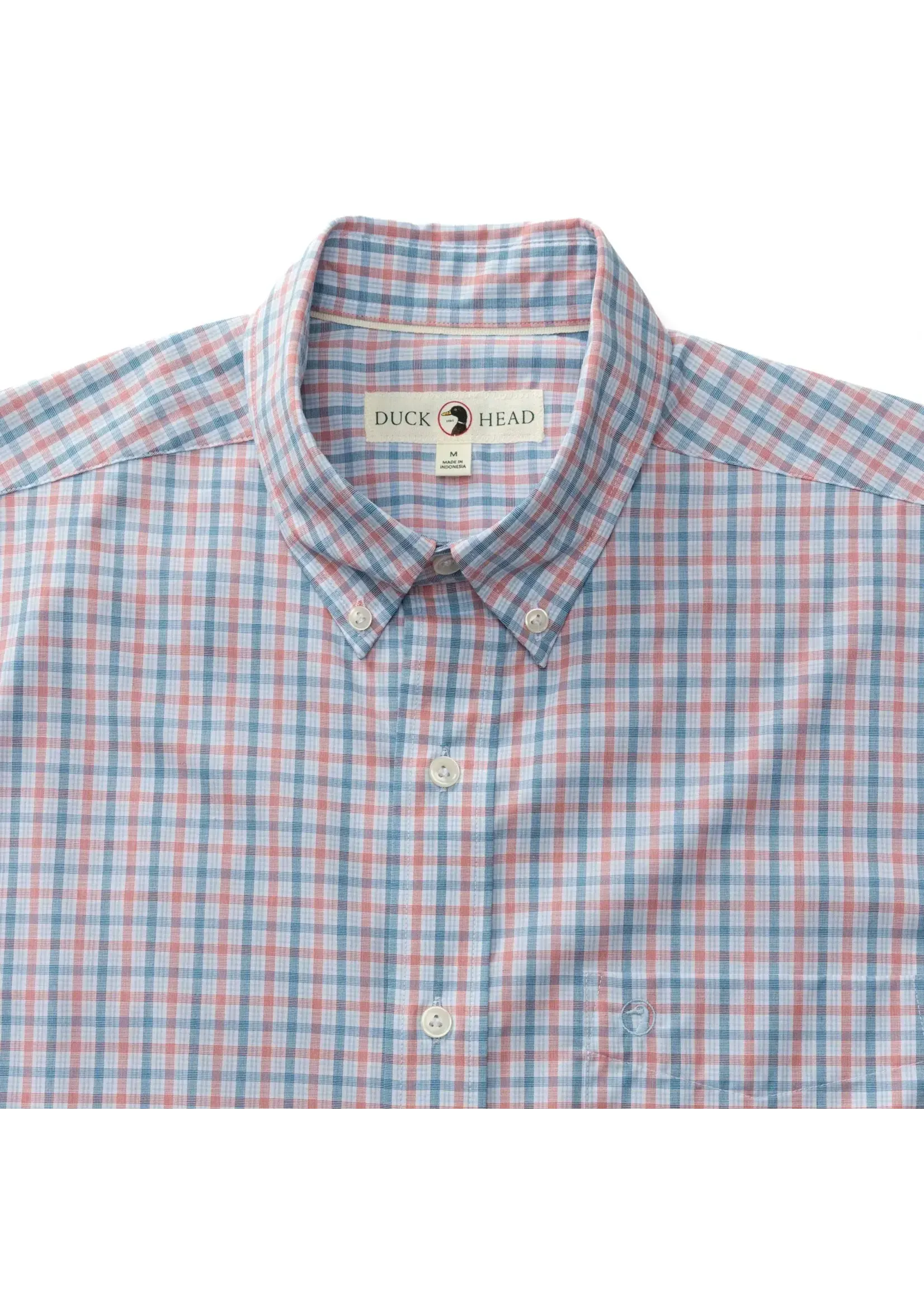 Duck Head Duck Head No. D11359 Performance Poplin Sport Shirt Trent Plaid